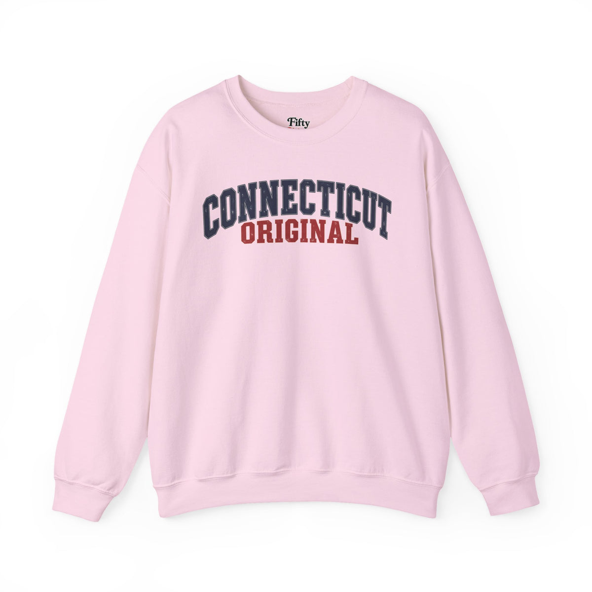 Connecticut Original Unisex Crewneck Sweatshirt State Name Graphic