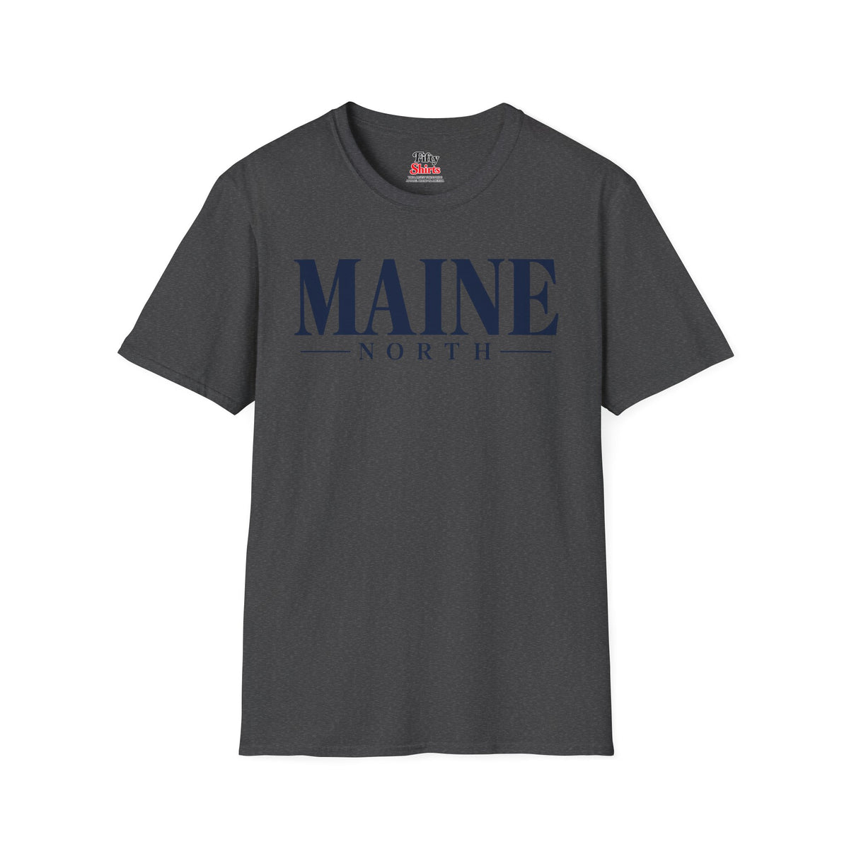 Maine North Unisex Softstyle T Shirt State Name Graphic Tee