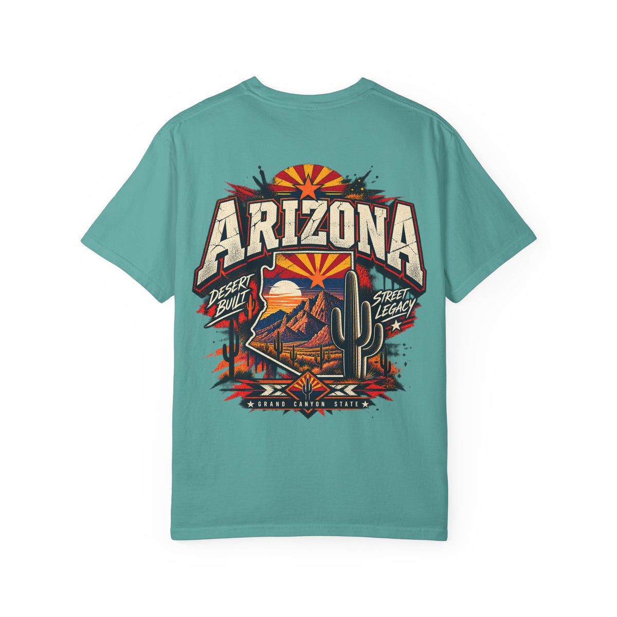 Arizona Street Legacy Unisex Comfort Color 1717 Streetwear Graphic Tee