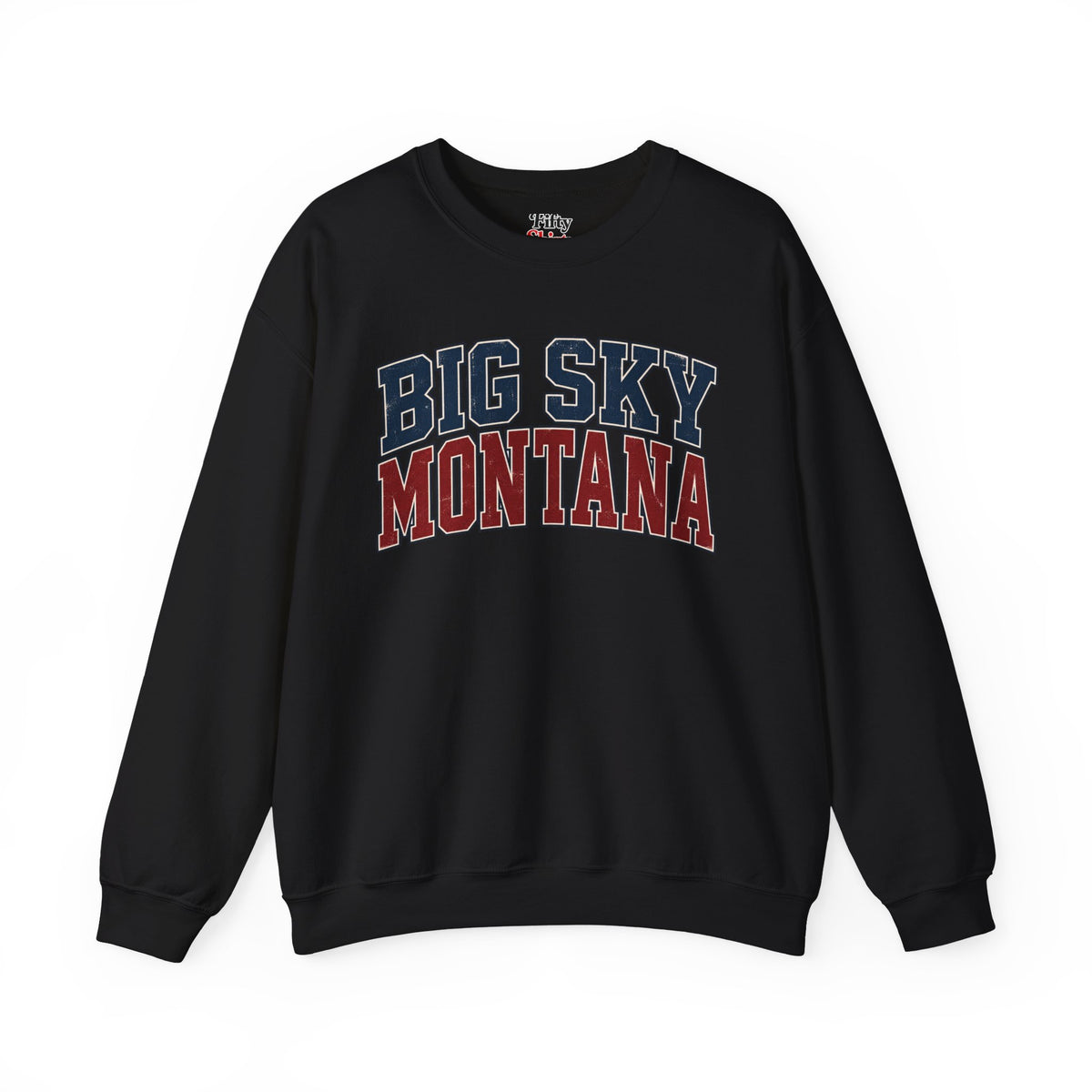 Big Sky Montana Unisex Crewneck Sweatshirt State Name Graphic