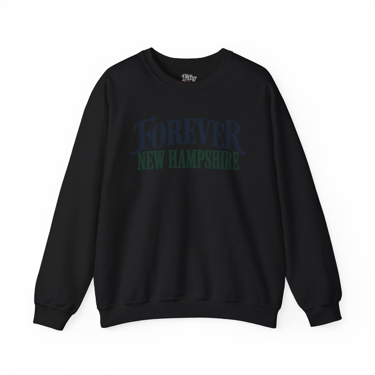Forever New Hampshire Unisex Crewneck Sweatshirt State Name Graphic