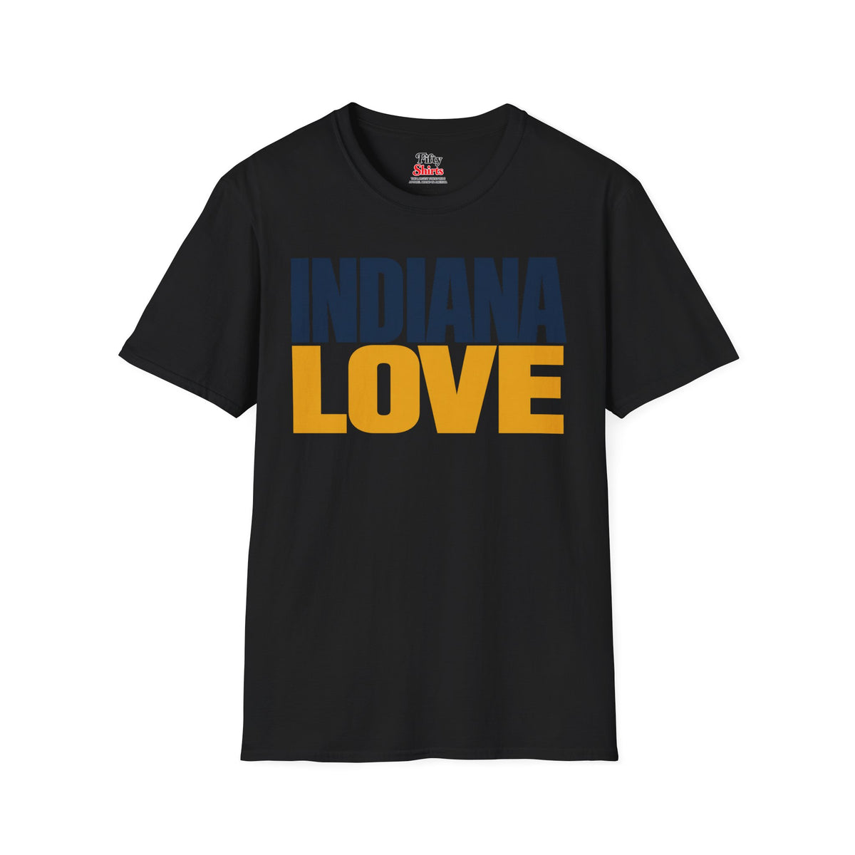Indiana Love Unisex Softstyle T Shirt State Name Graphic Tee