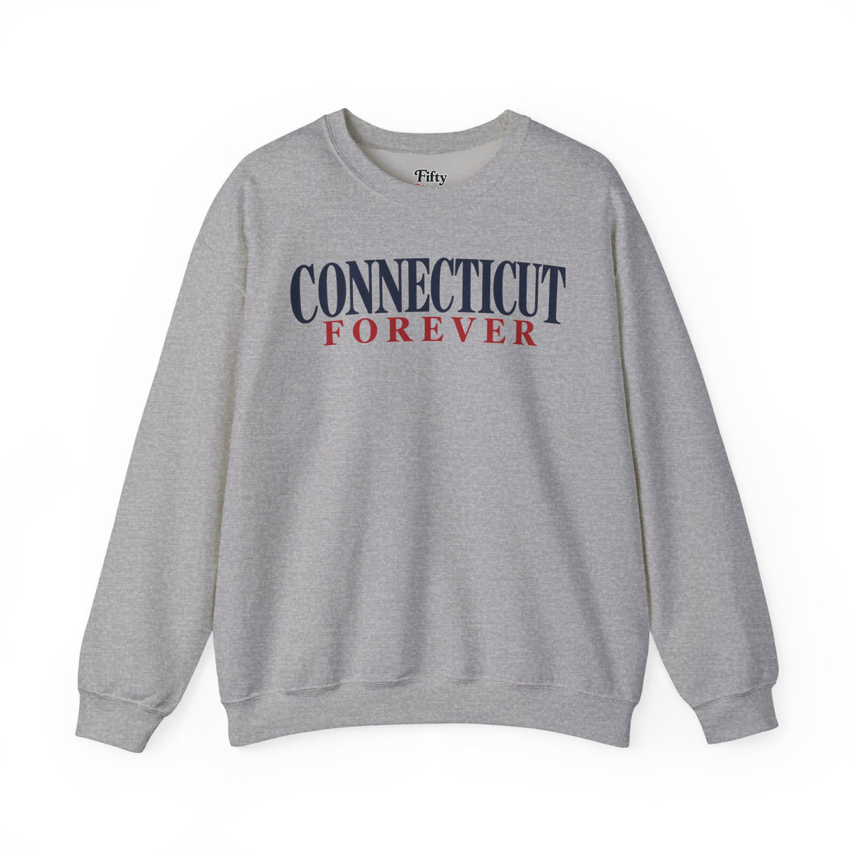 Connecticut Forever Unisex Crewneck Sweatshirt State Name Graphic