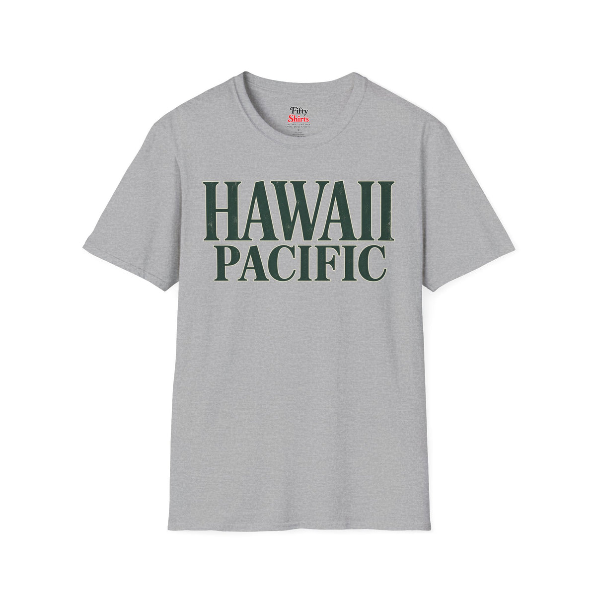 Hawaii Pacific Unisex Softstyle T Shirt State Name Graphic Tee