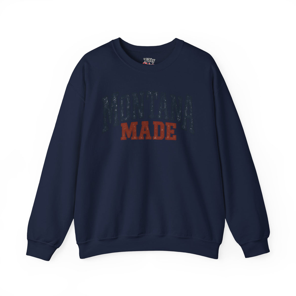 Montana Made Unisex Crewneck Sweatshirt State Name Graphic