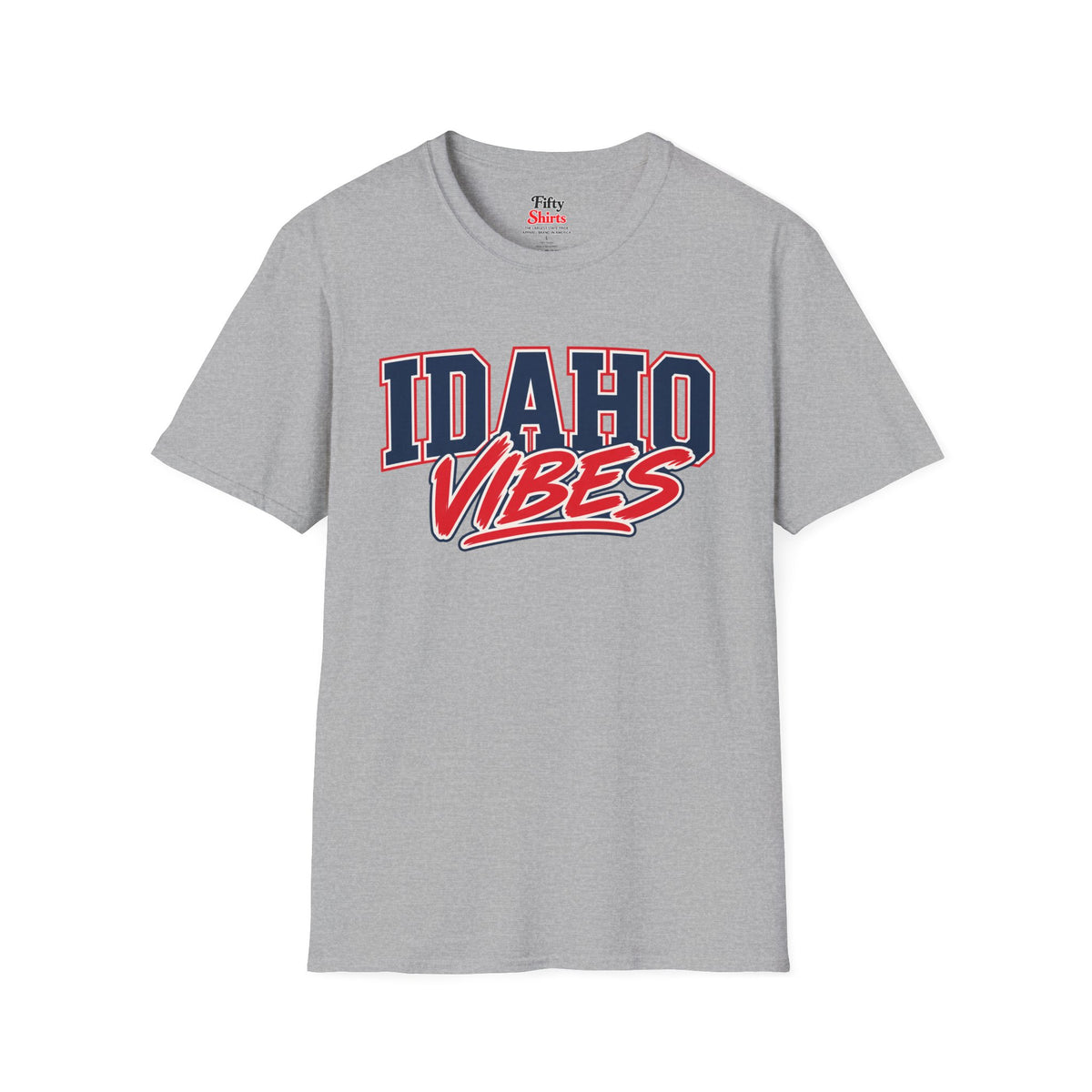Idaho Vibes Unisex Softstyle T Shirt State Name Graphic Tee