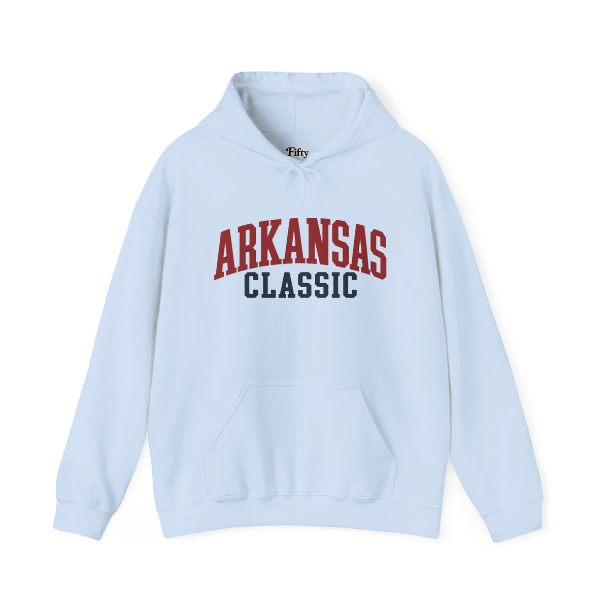 Arkansas Classic Unisex Hoodie State Name Graphic