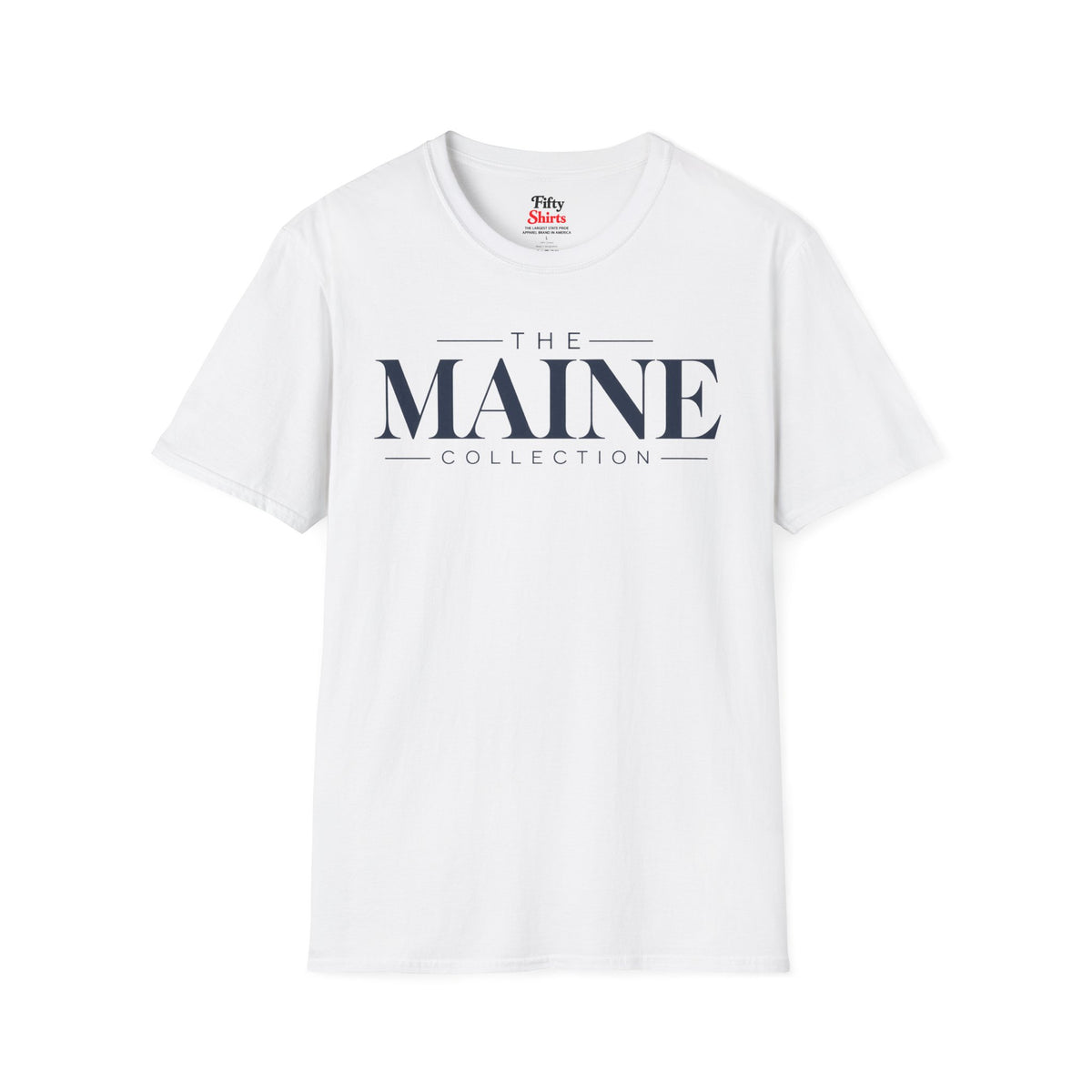 The Maine Collection Unisex Softstyle T Shirt State Name Graphic Tee