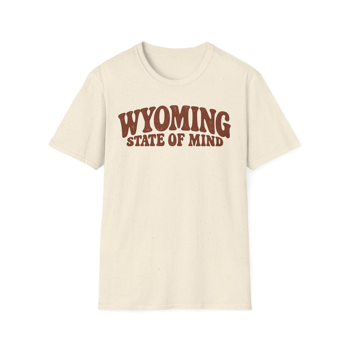 Wyoming State of Mind Unisex Softstyle T Shirt State Name Graphic Tee