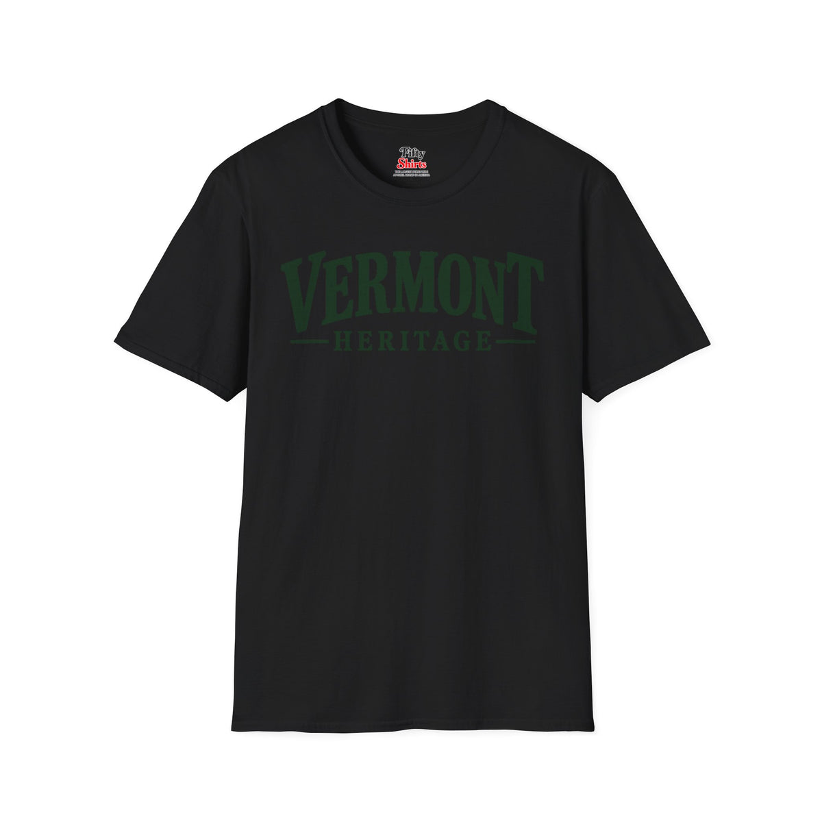 Vermont Heritage Unisex Softstyle T Shirt State Name Graphic Tee