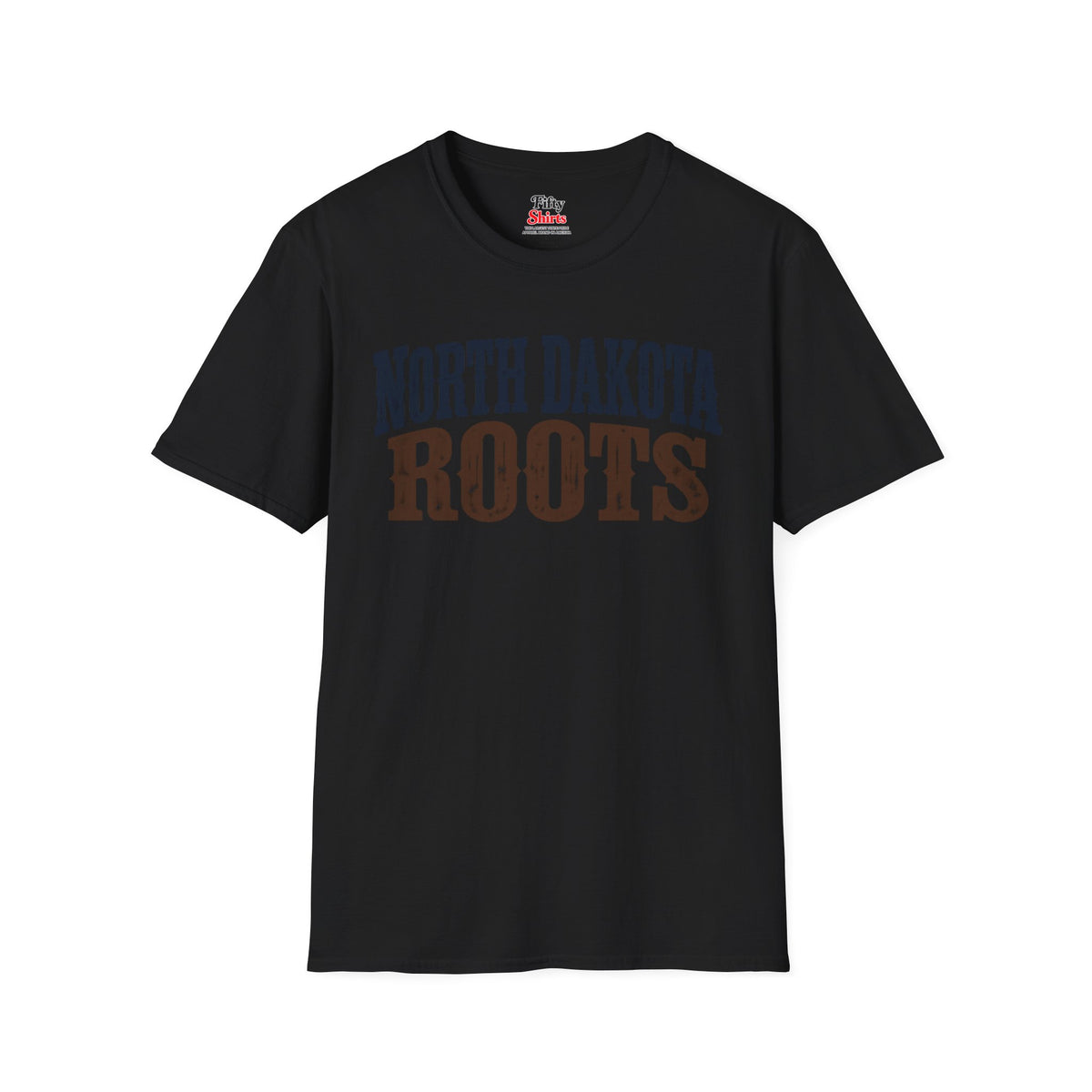 North Dakota Roots Unisex Softstyle T Shirt State Name Graphic Tee