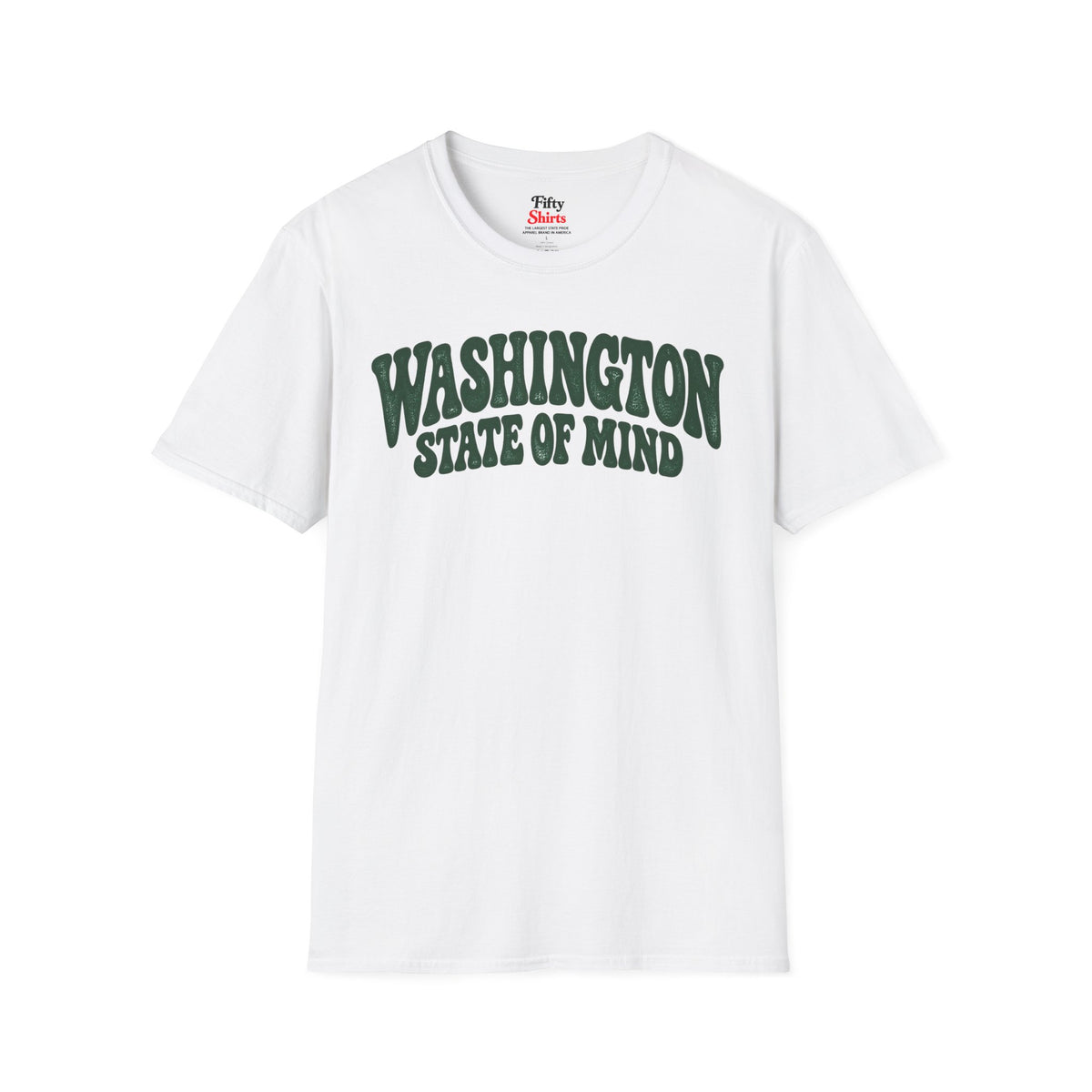 Washington State of Mind Unisex Softstyle T Shirt State Name Graphic Tee