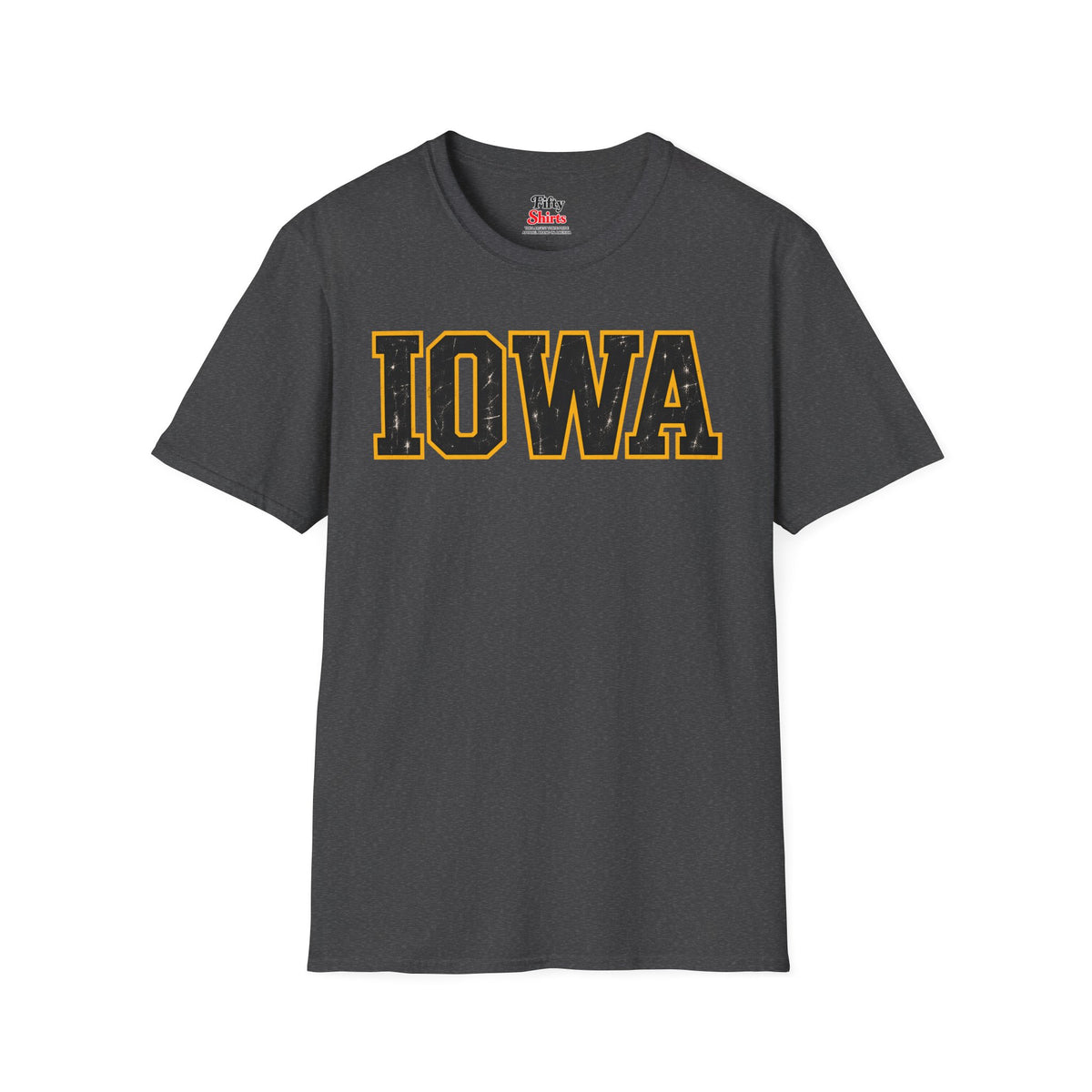 Iowa Unisex Softstyle T Shirt State Name Graphic Tee