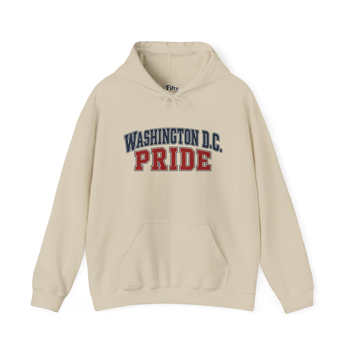 Washington DC Pride Unisex Hoodie State Name Graphic
