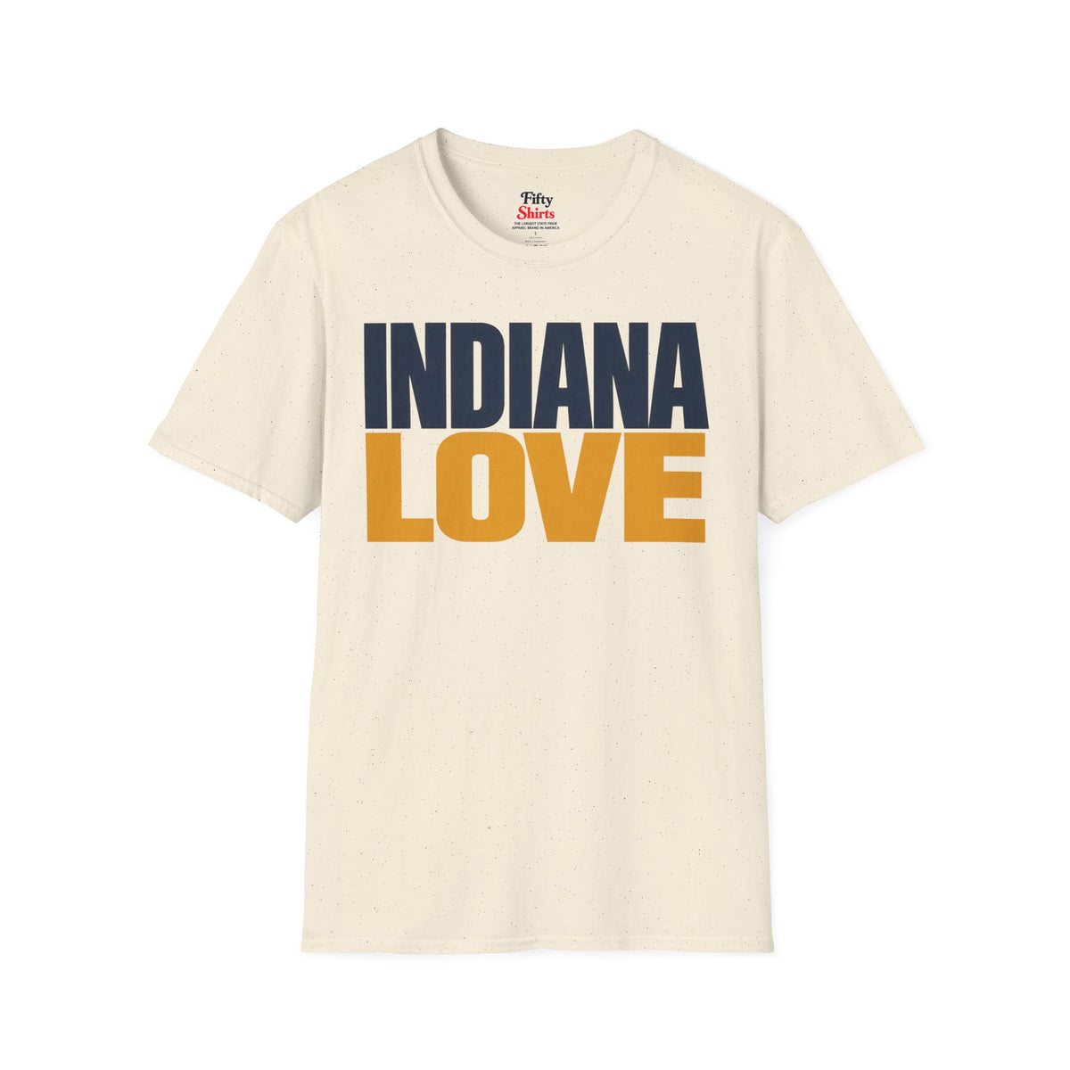 Indiana Love Unisex Softstyle T Shirt State Name Graphic Tee