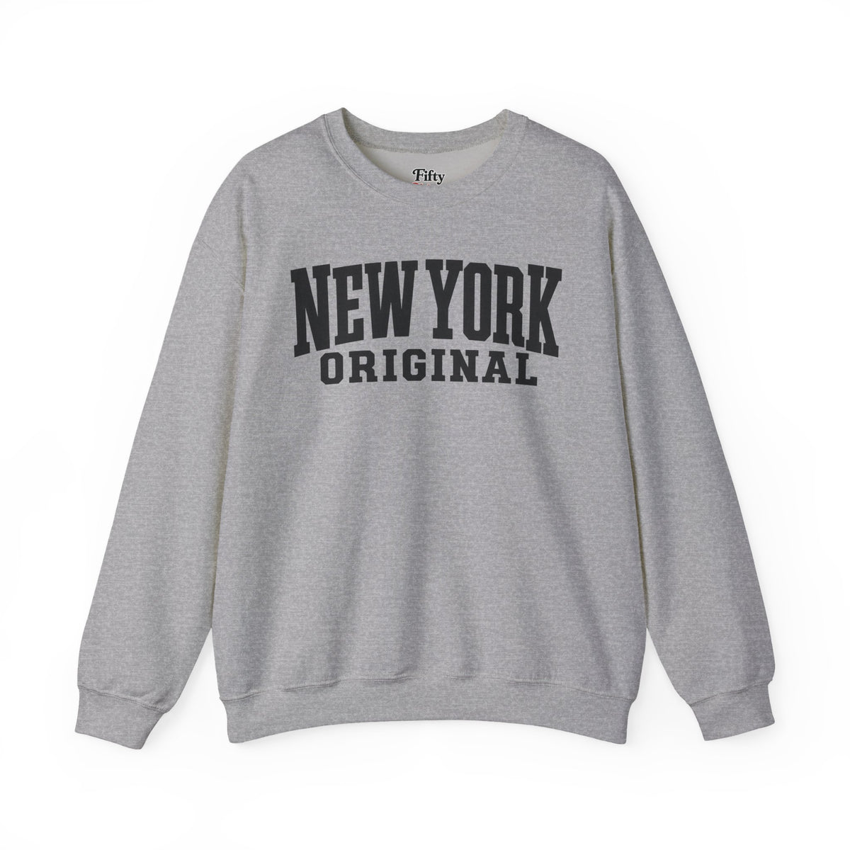 New York Original Unisex Crewneck Sweatshirt State Name Graphic