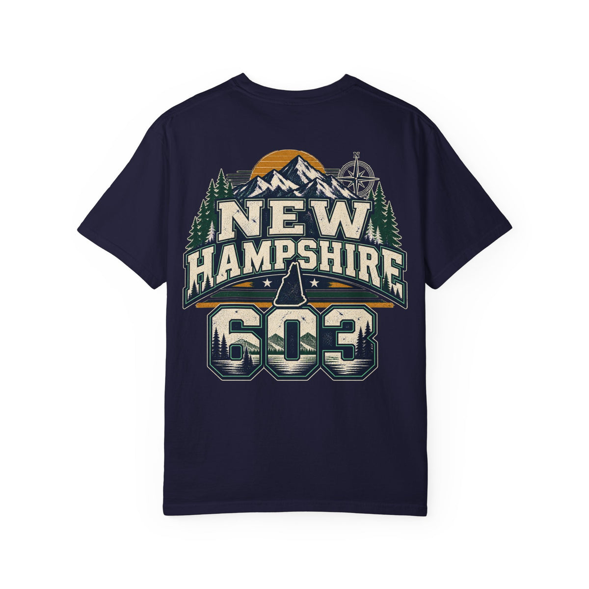 New Hampshire 603 Unisex Comfort Color 1717 Streetwear Graphic Tee
