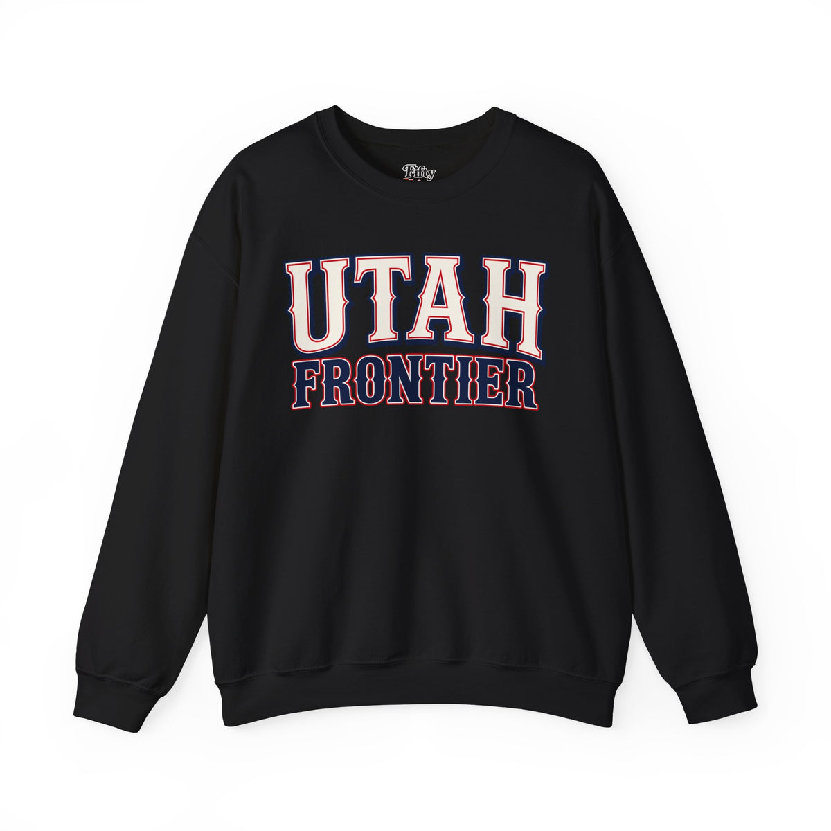 Utah Frontier Unisex Crewneck Sweatshirt State Name Graphic