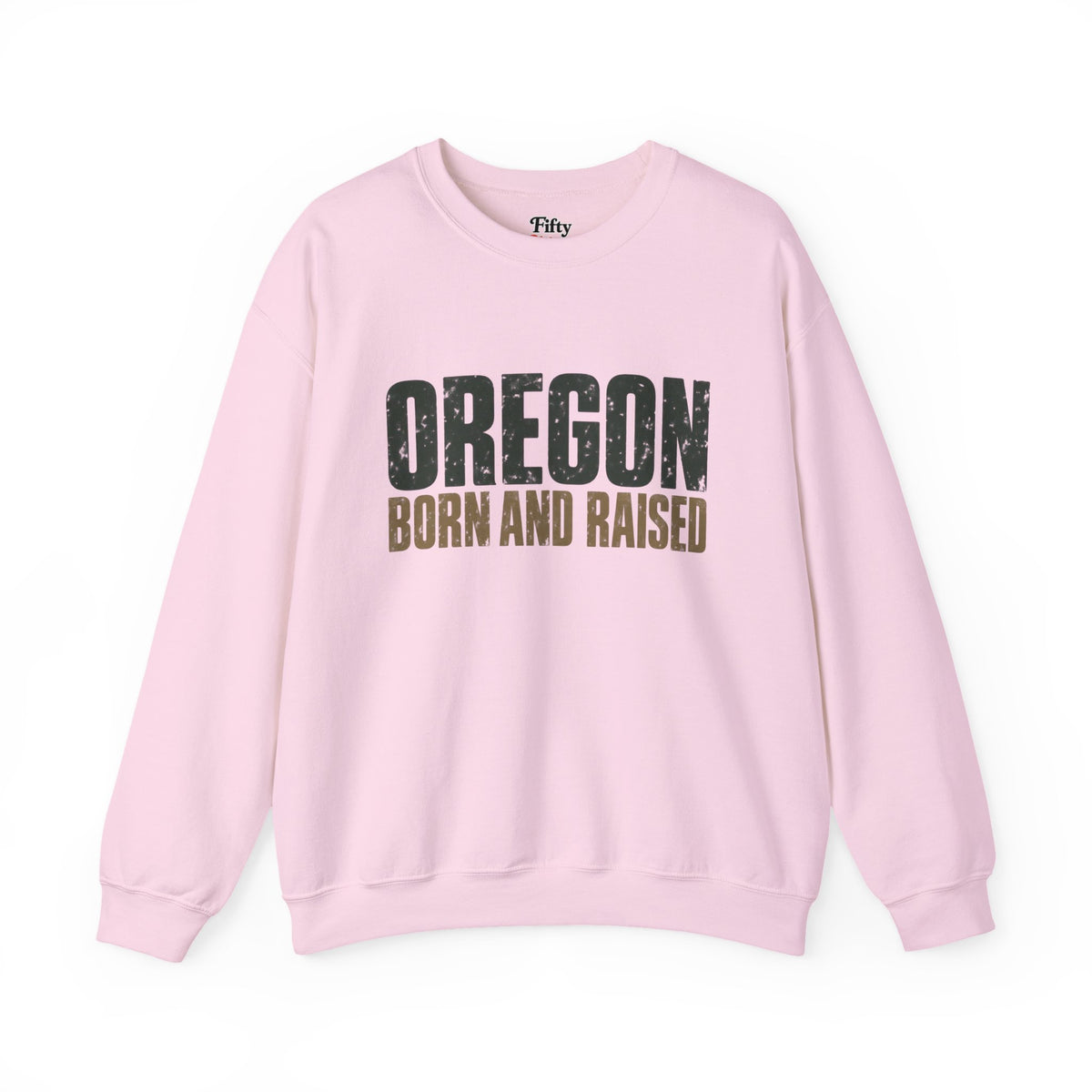 Oregon Born and Raised Minimal PNW Heritage Unisex Sweatshirt Graphic