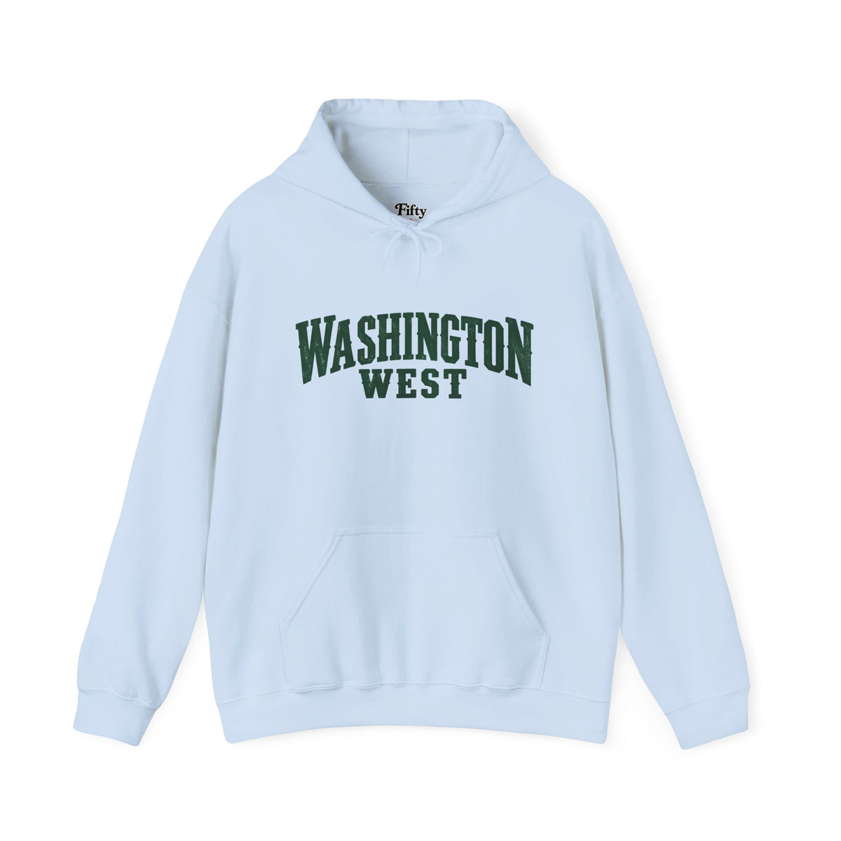 Washington West Unisex Hoodie State Name Graphic