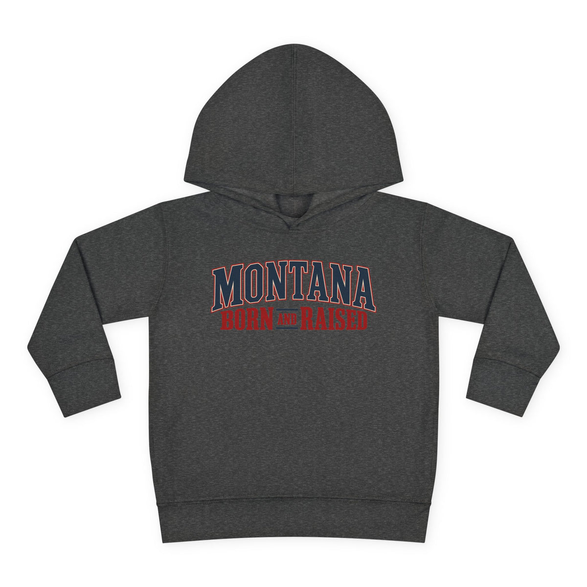Montana Born and Raised Premium Vintage Fashion Unisex Toddler Pullover Fleece Hoodie