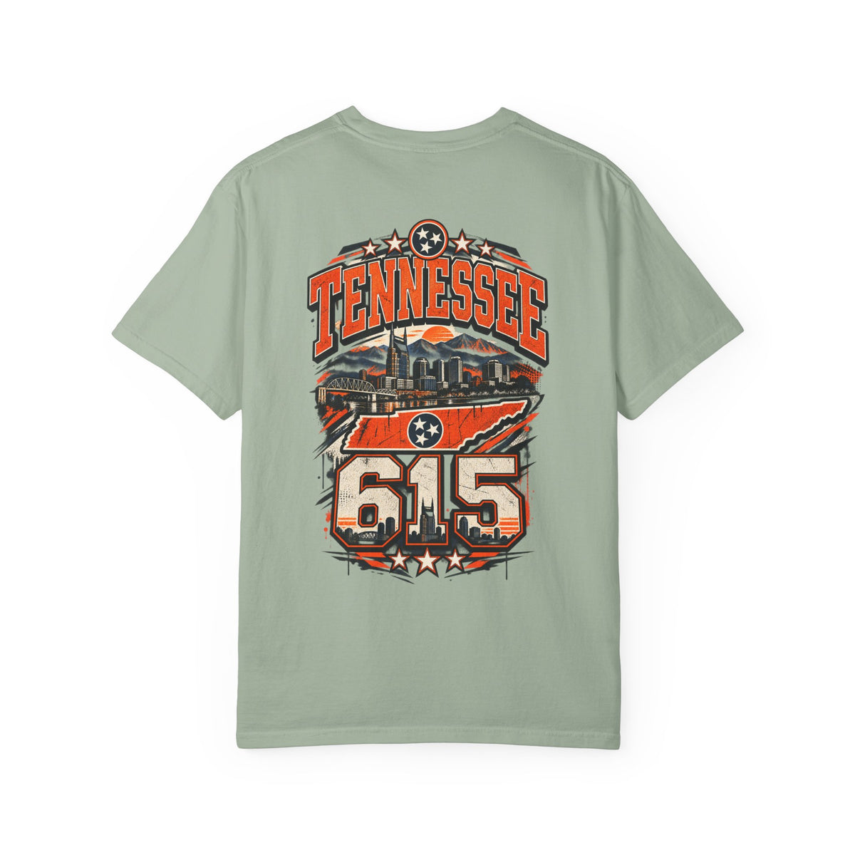 Tennessee 615 Unisex Comfort Color 1717 Streetwear Graphic Tee