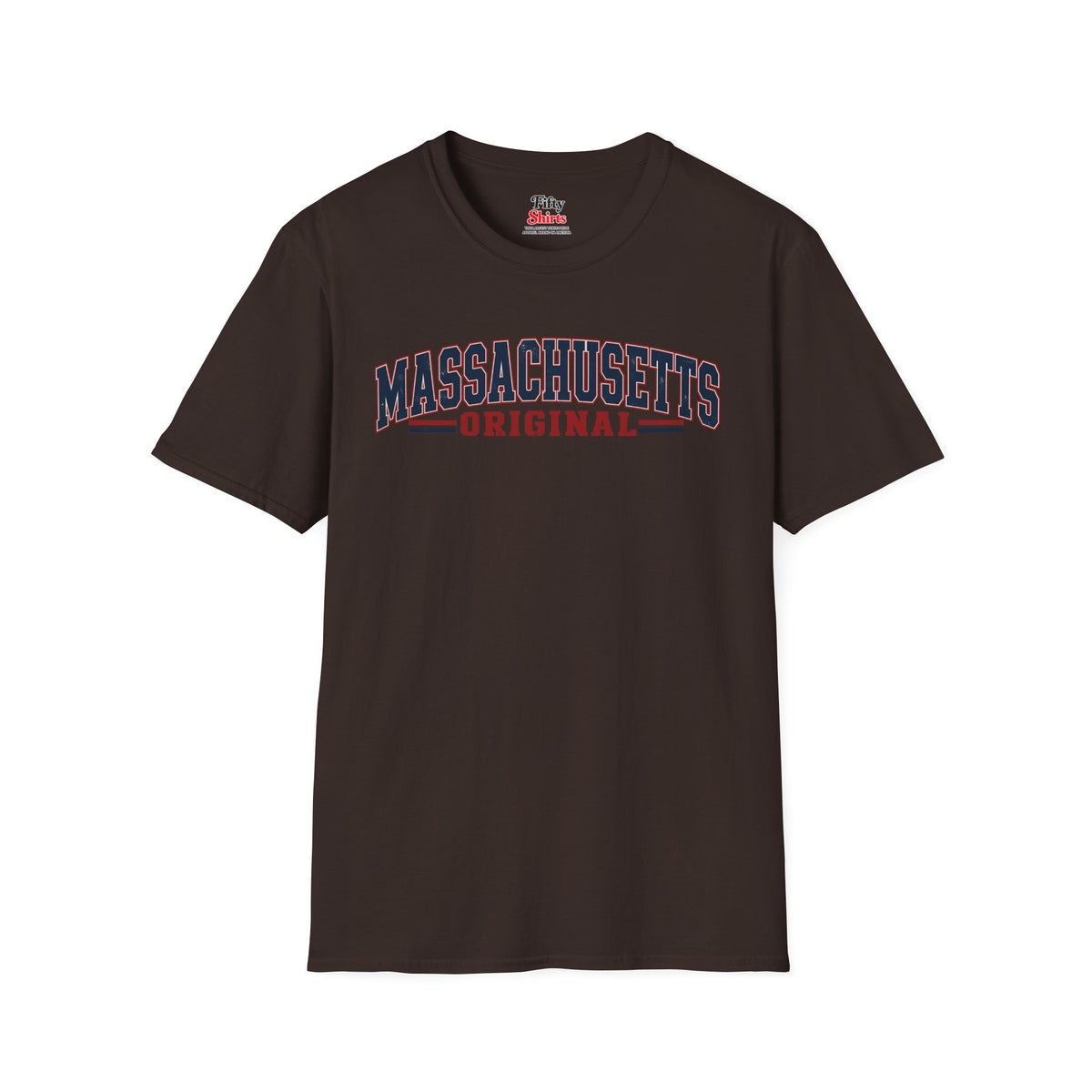 Massachusetts Original Unisex Softstyle T Shirt State Name Graphic Tee