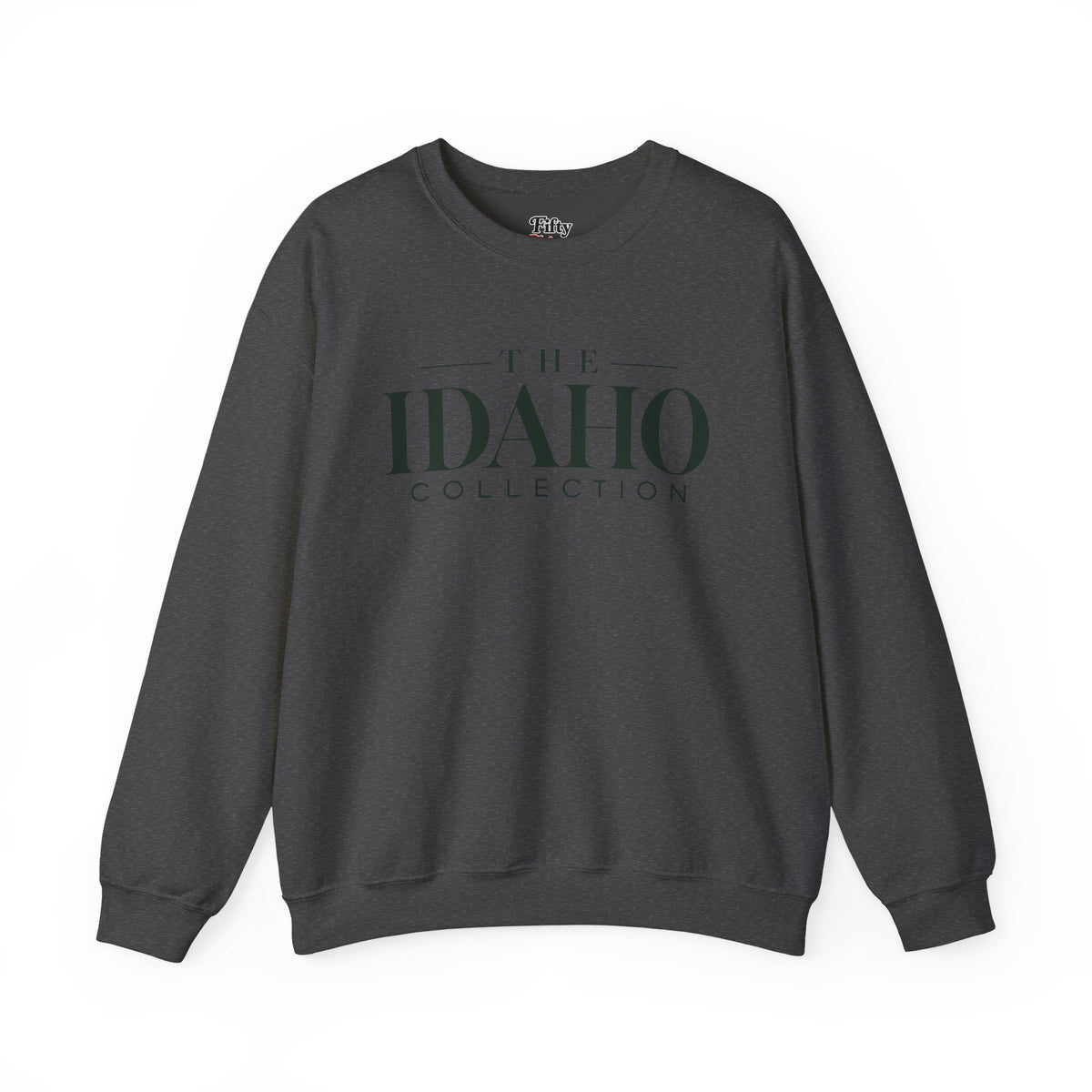 The Idaho Collection Unisex Crewneck Sweatshirt State Name Graphic
