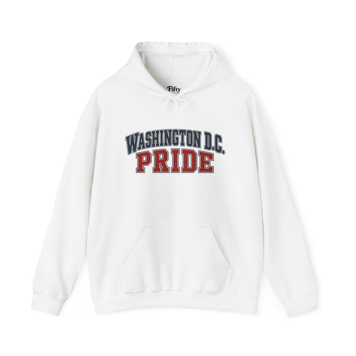 Washington DC Pride Unisex Hoodie State Name Graphic