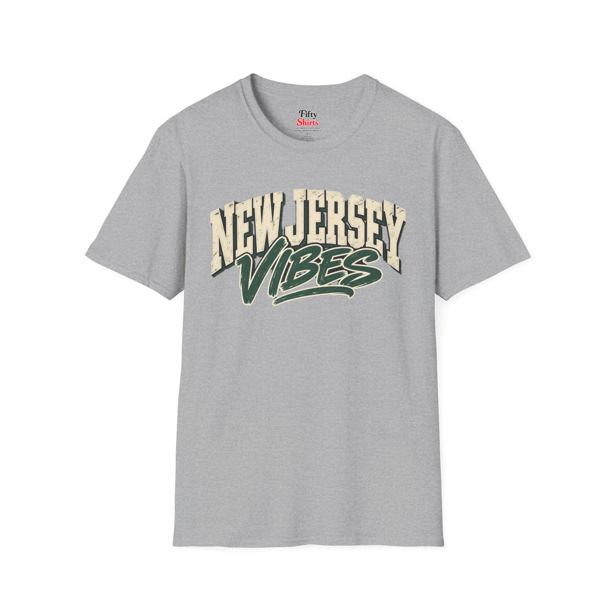 New Jersey Vibes Unisex Softstyle T Shirt State Name Graphic Tee