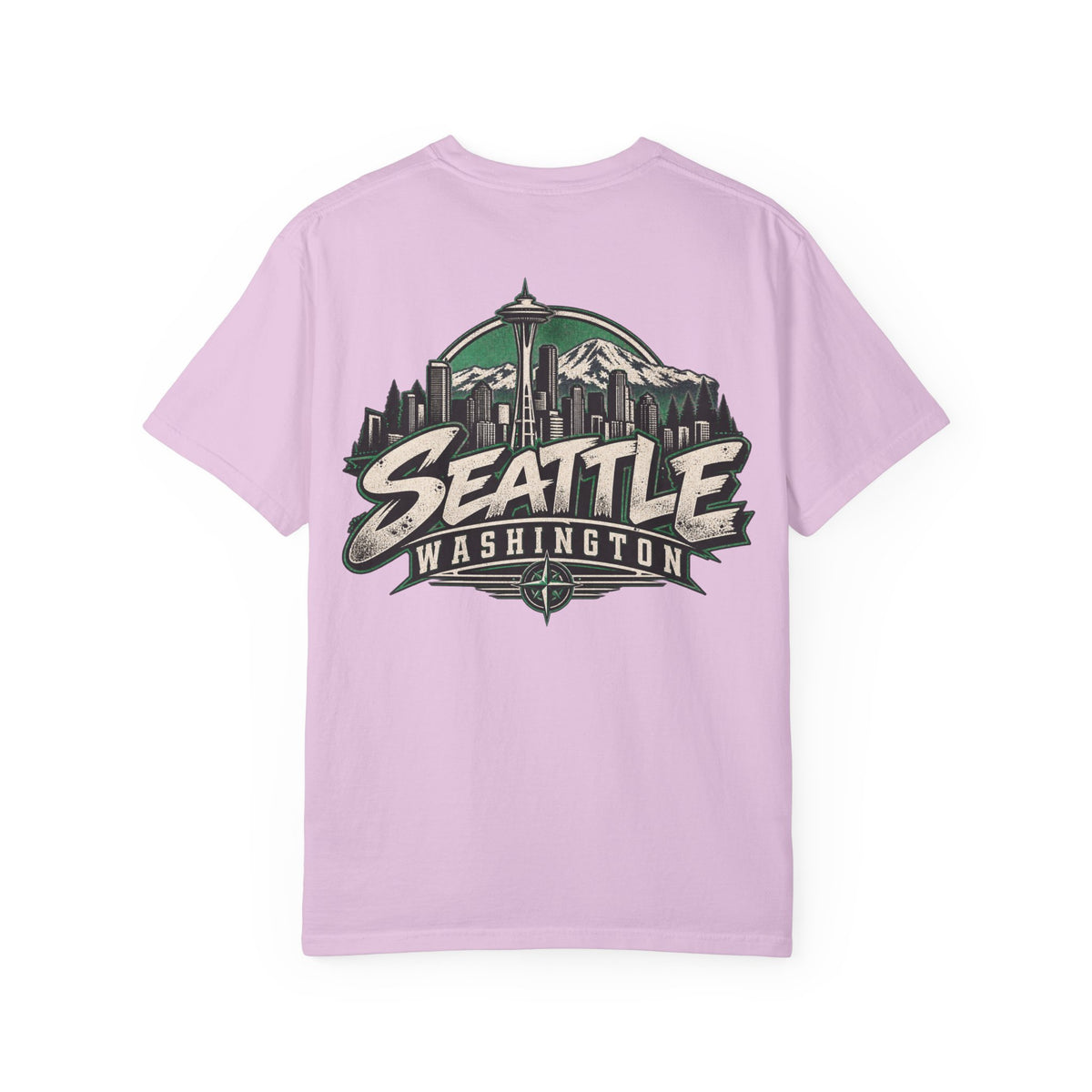 Seattle Washington Unisex Comfort Color 1717 Streetwear Graphic Tee