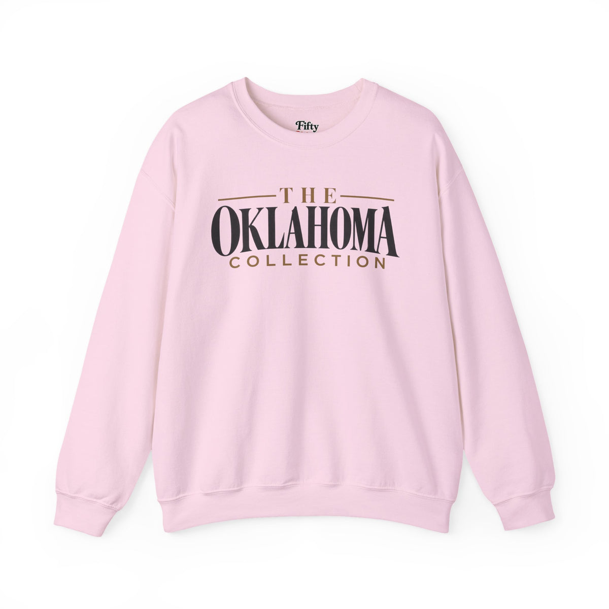 The Oklahoma Collection Unisex Crewneck Sweatshirt State Name Graphic