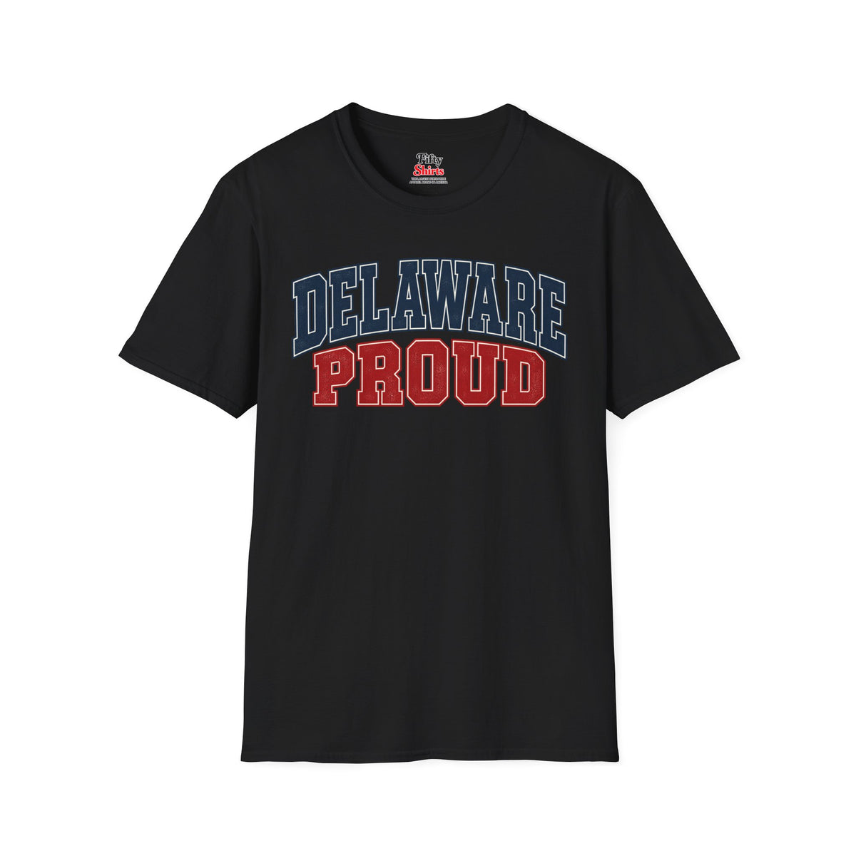 Delaware Proud Unisex Softstyle T Shirt State Name Graphic Tee