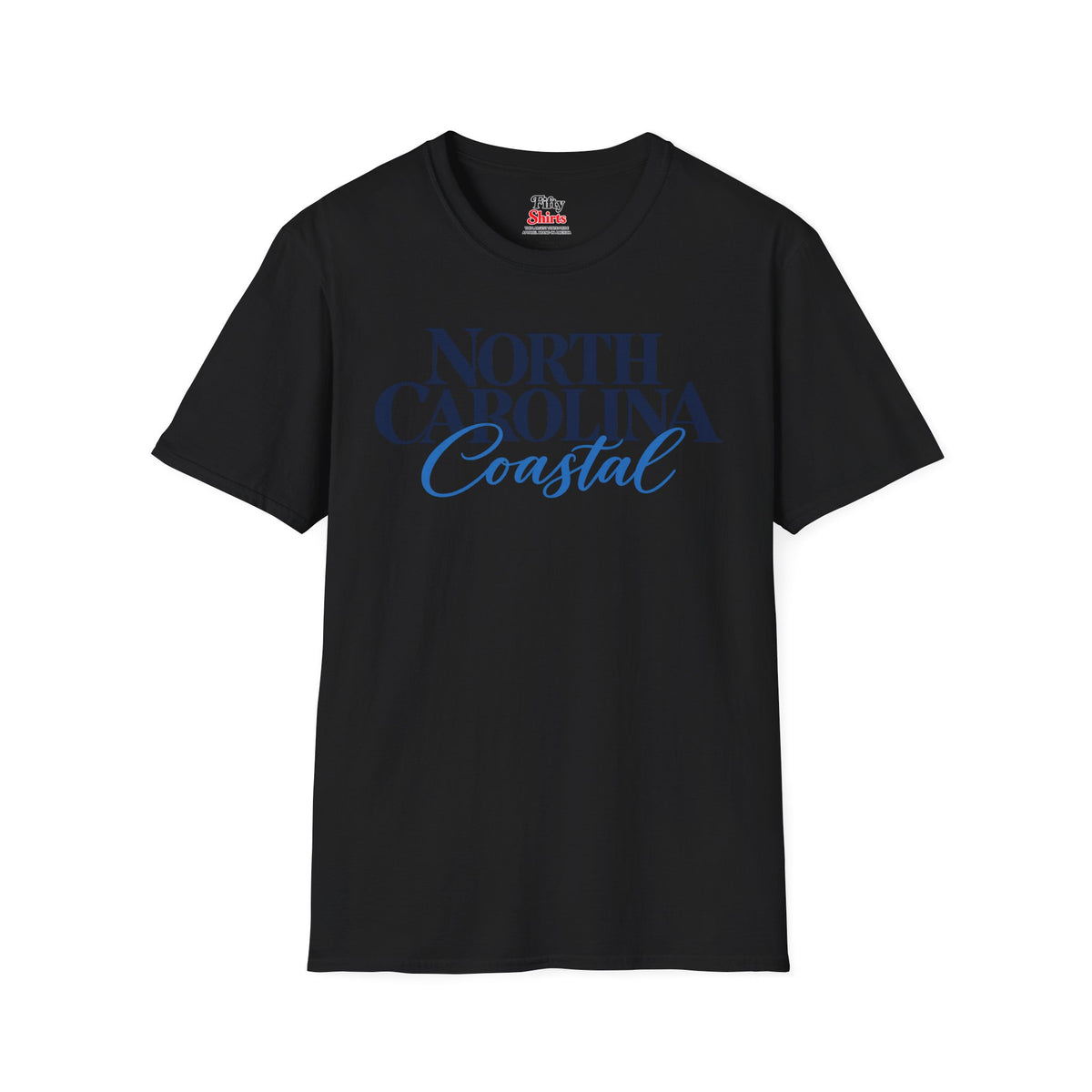 North Carolina Coastal Unisex Softstyle T Shirt State Name Graphic Tee