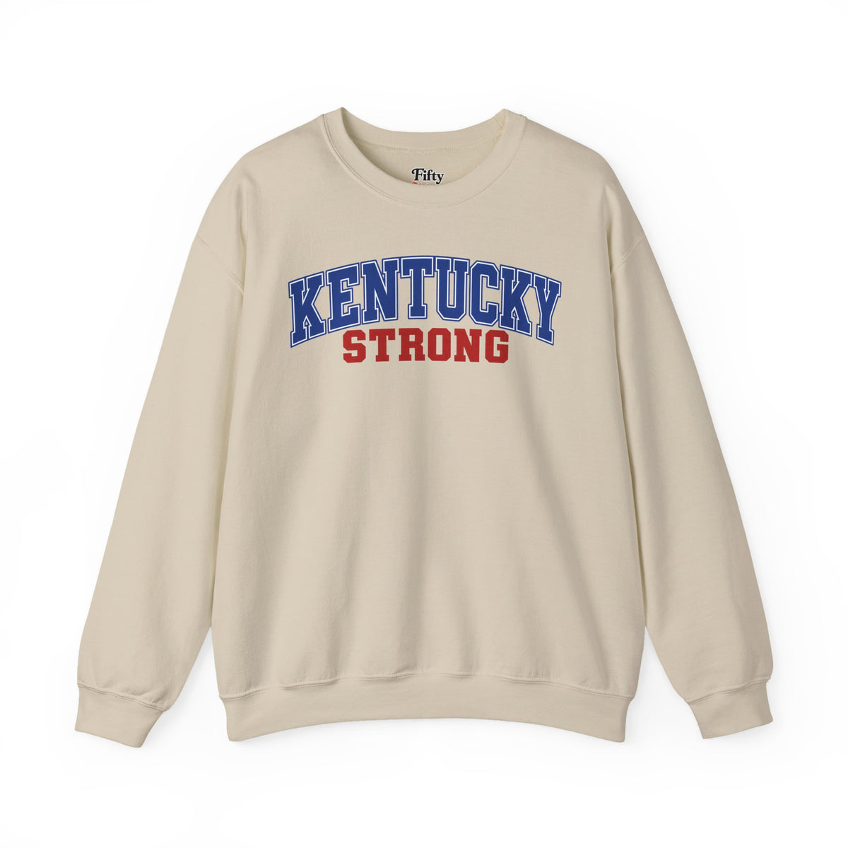 Kentucky Strong Unisex Crewneck Sweatshirt State Name Graphic