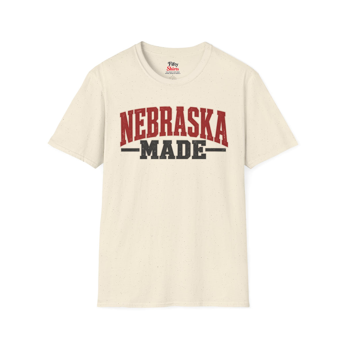 Nebraska Made Unisex Softstyle T Shirt State Name Graphic Tee