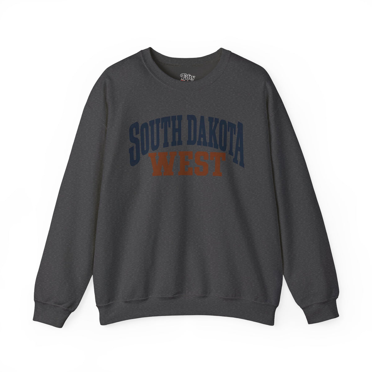 South Dakota West Unisex Crewneck Sweatshirt State Name Graphic