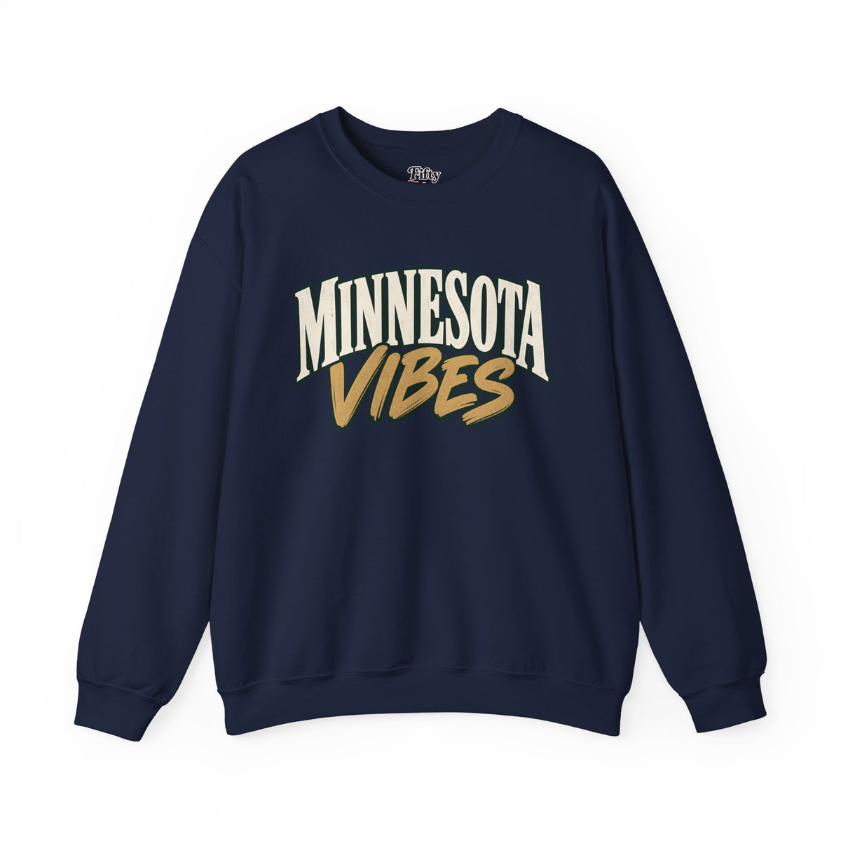 Minnesota Vibes Unisex Crewneck Sweatshirt State Name Graphic