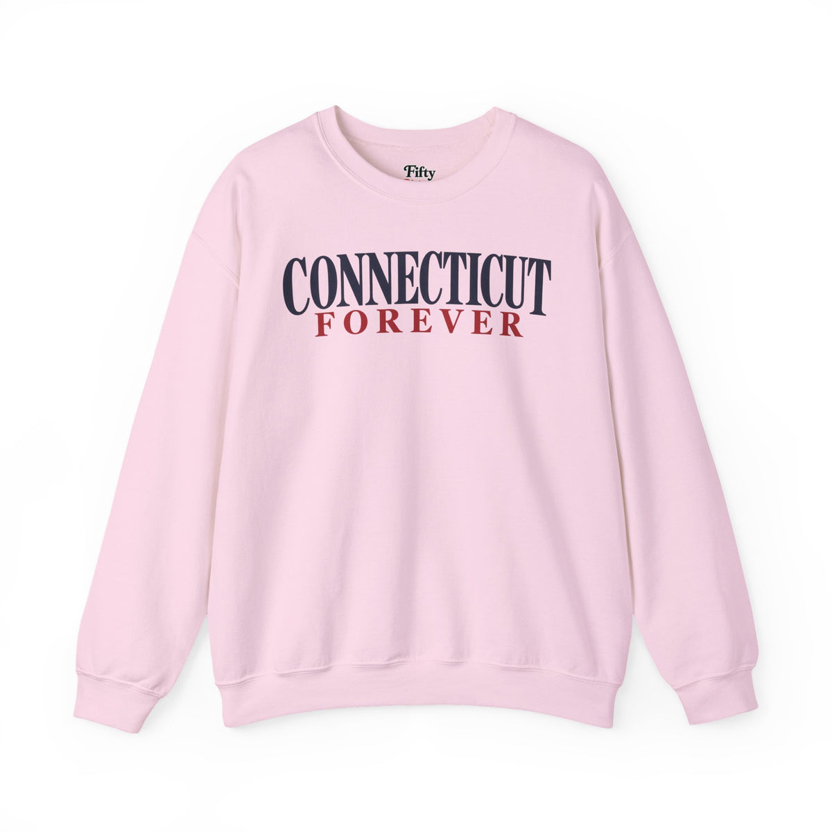 Connecticut Forever Unisex Crewneck Sweatshirt State Name Graphic