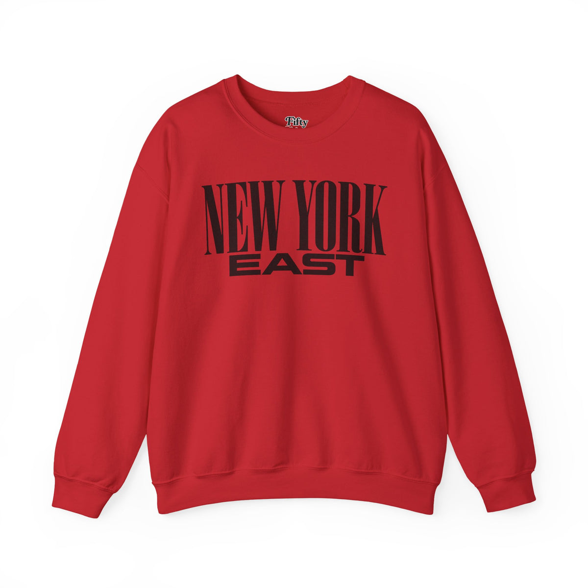 New York East Unisex Crewneck Sweatshirt State Name Graphic