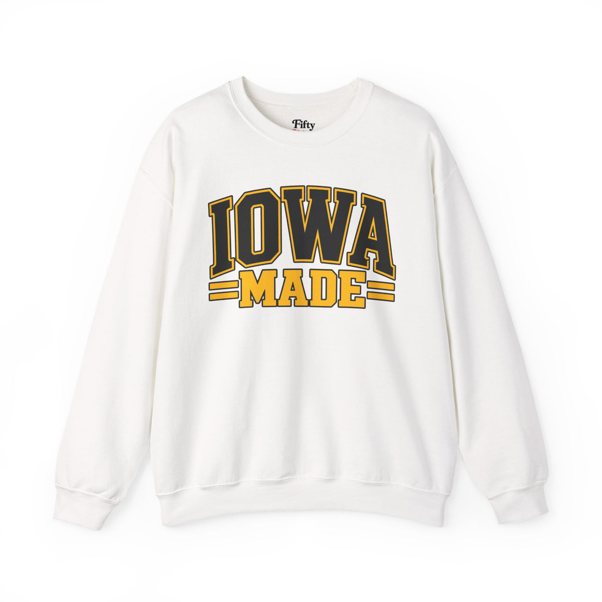 Iowa Made Unisex Crewneck Sweatshirt State Name Graphic