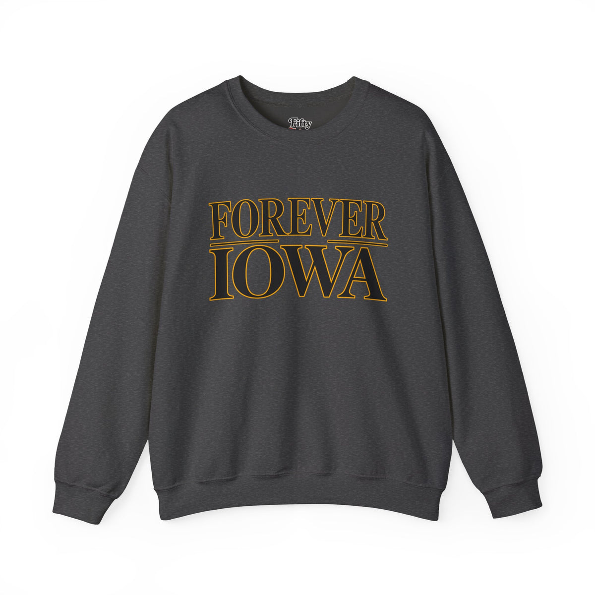 Forever Iowa Unisex Crewneck Sweatshirt State Name Graphic