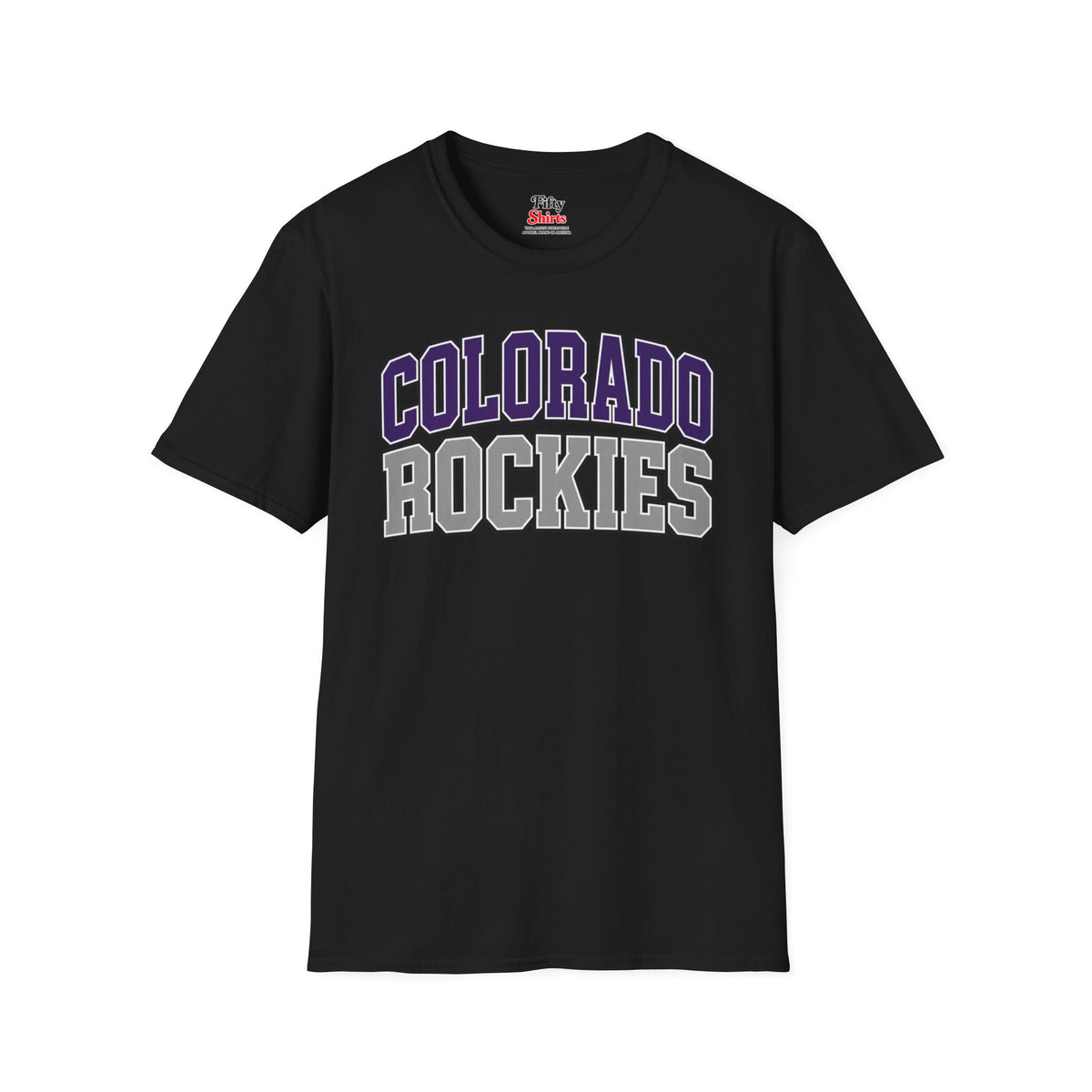 Colorado Rockies Unisex Softstyle T Shirt State Name Graphic Tee