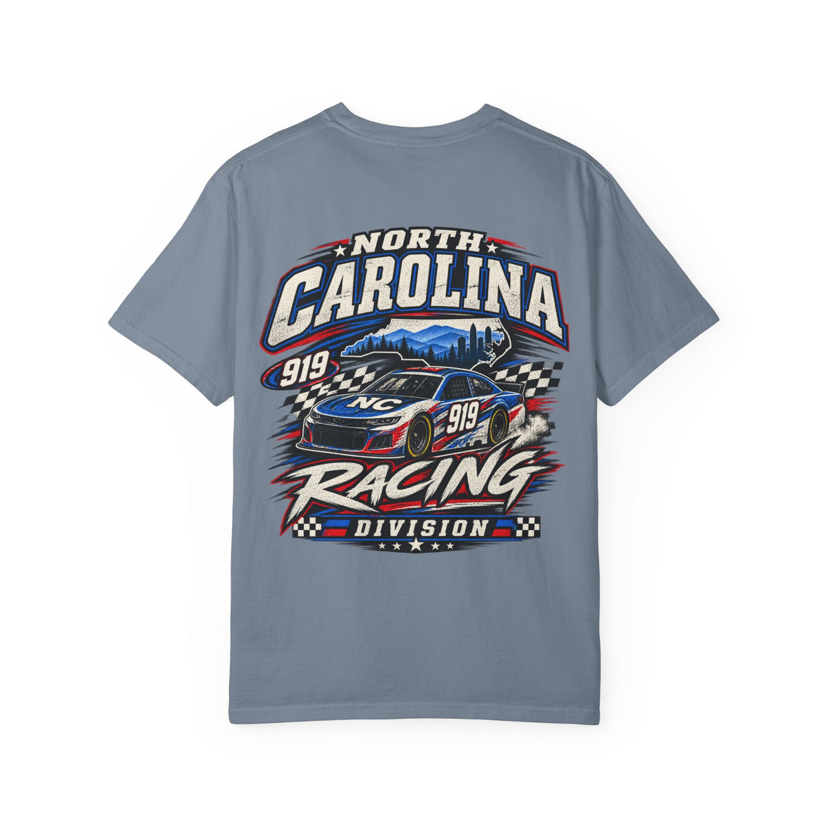 North Carolina Racing Division Unisex Comfort Color 1717 Streetwear Graphic Tee