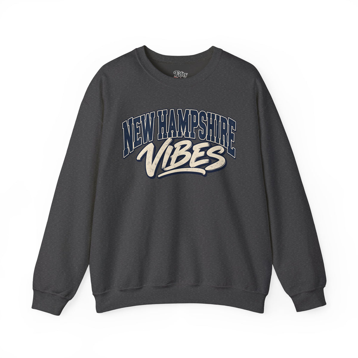 New Hampshire Vibes Unisex Crewneck Sweatshirt State Name Graphic