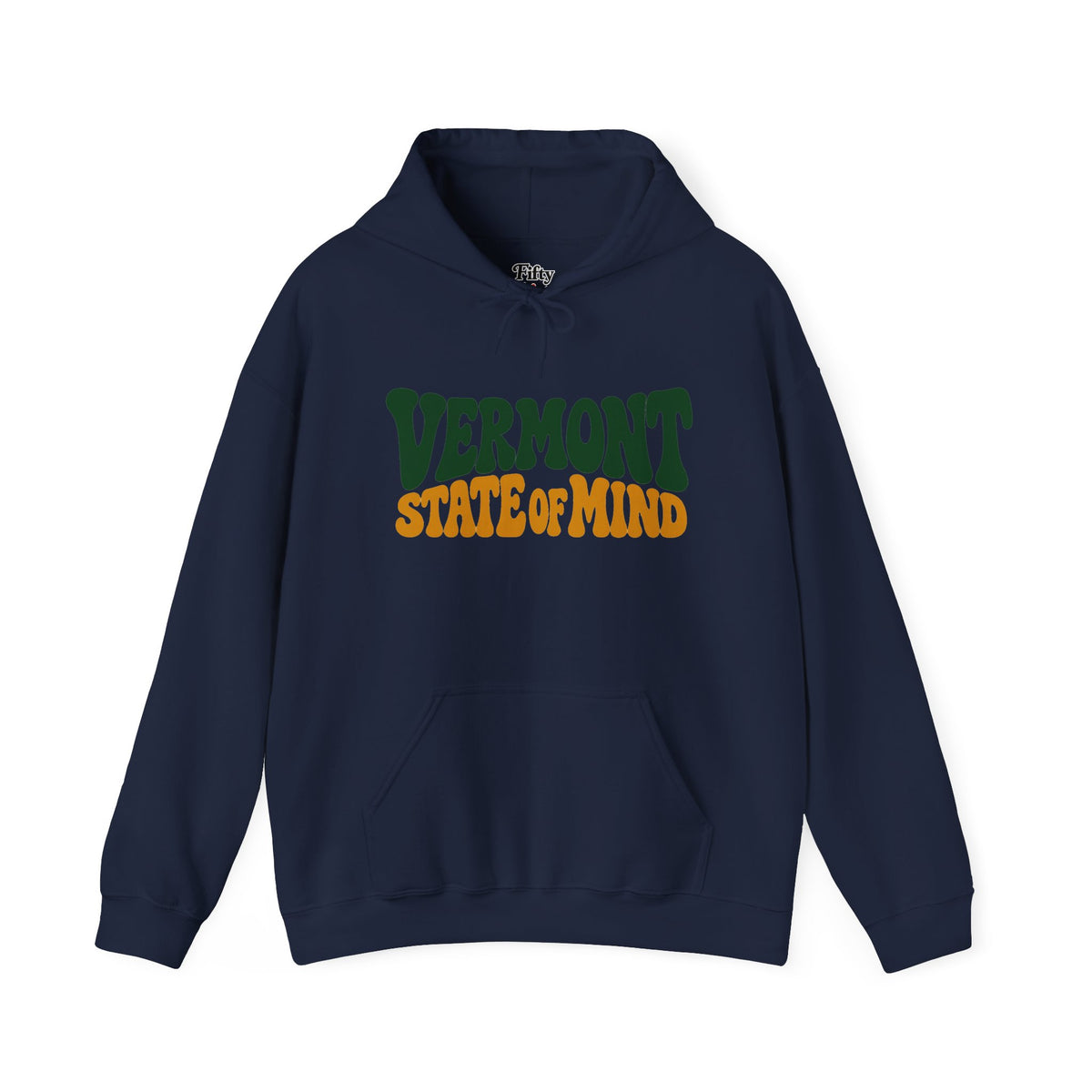 Vermont State Of Mind Unisex Hoodie State Name Graphic