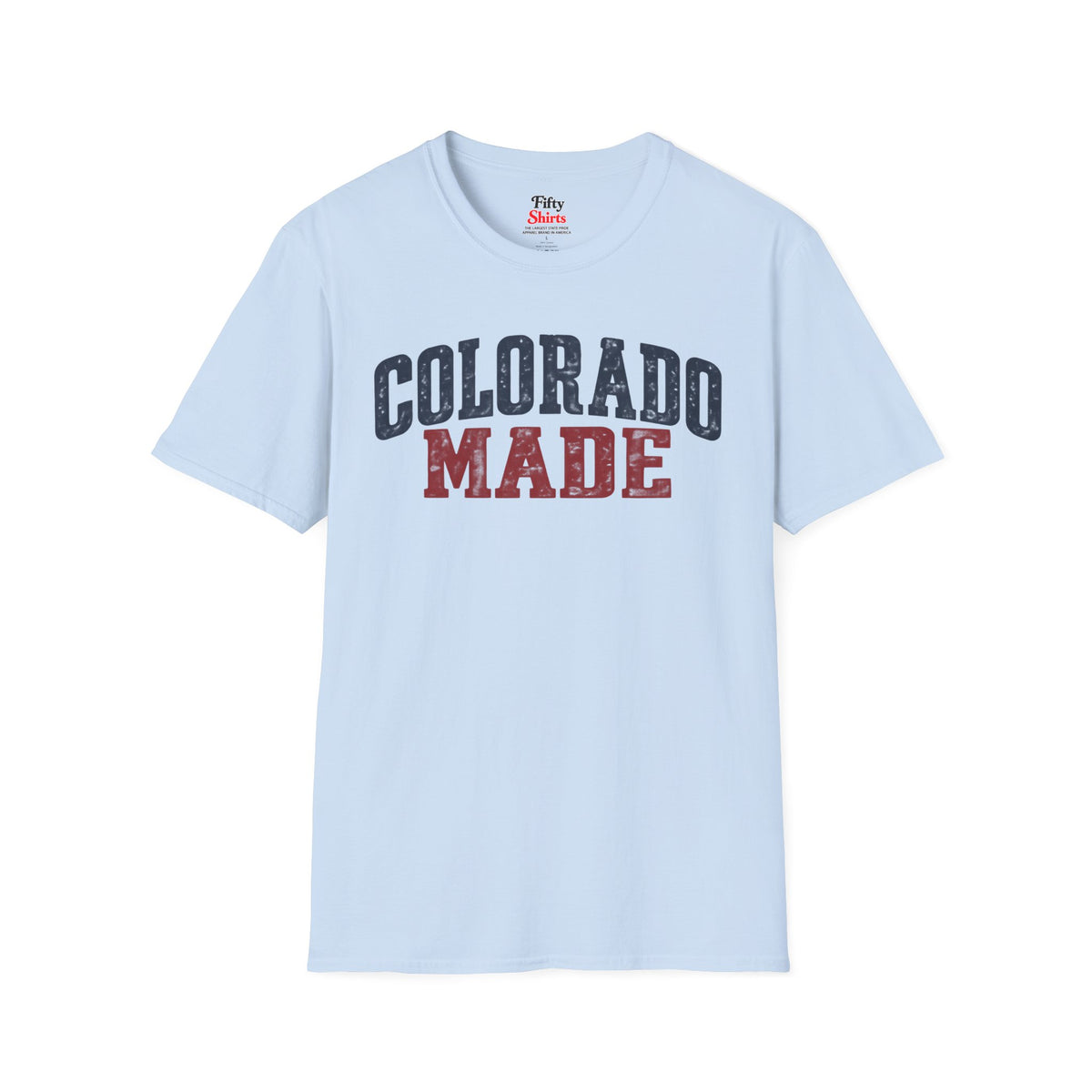 Colorado Made Unisex Softstyle T Shirt State Name Graphic Tee