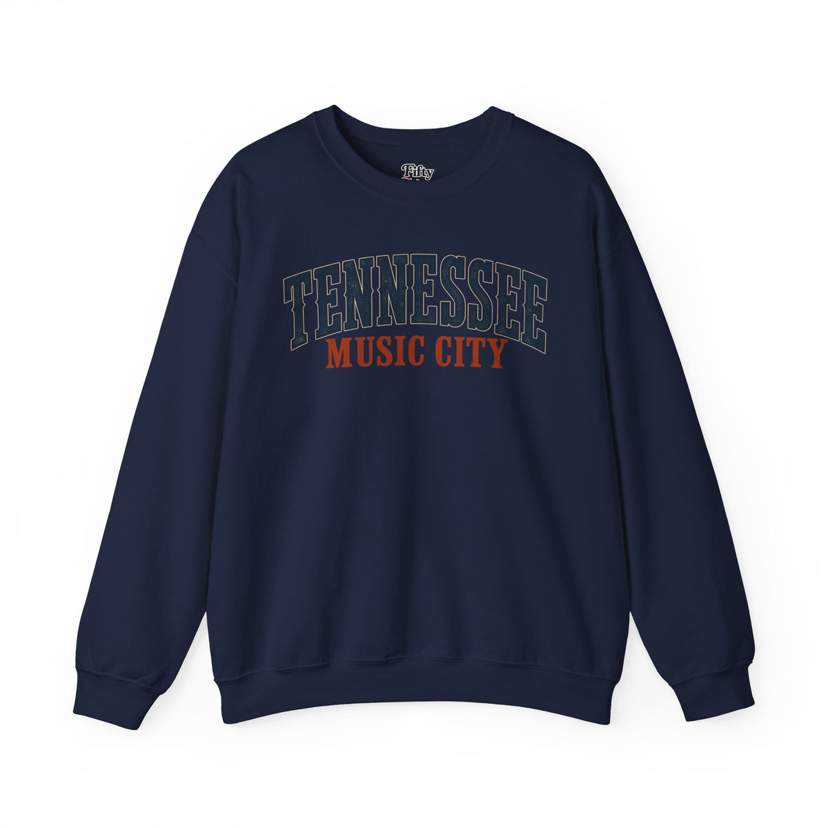 Tennessee Music City Unisex Crewneck Sweatshirt State Name Graphic