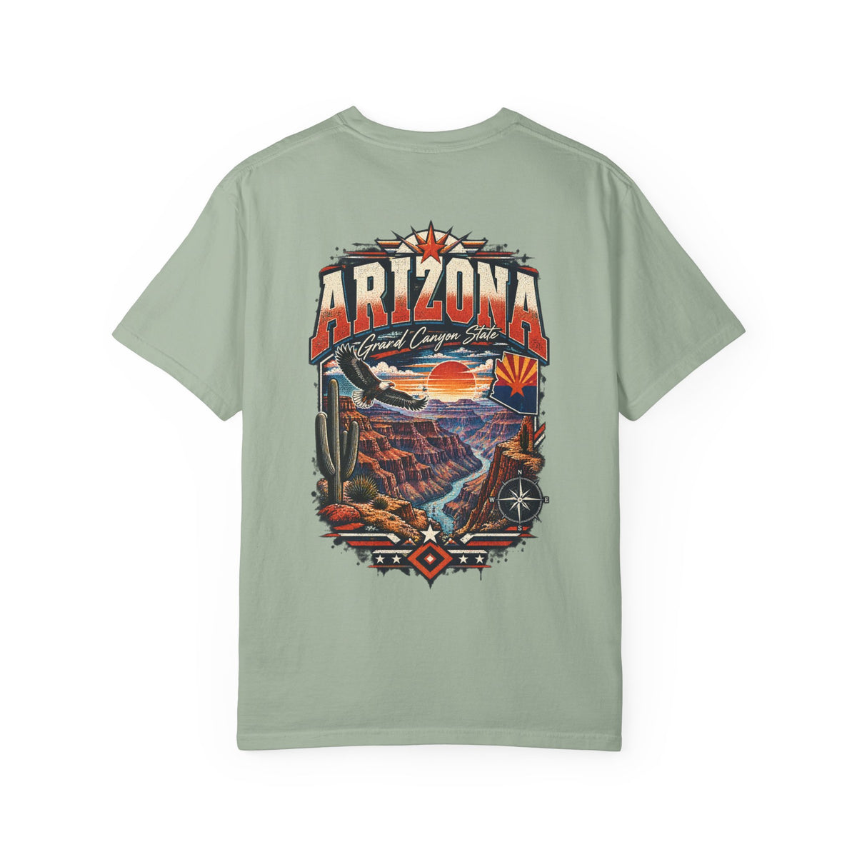 Arizona Grand Canyon Streetwear Unisex Comfort Color 1717 Streetwear Graphic Tee