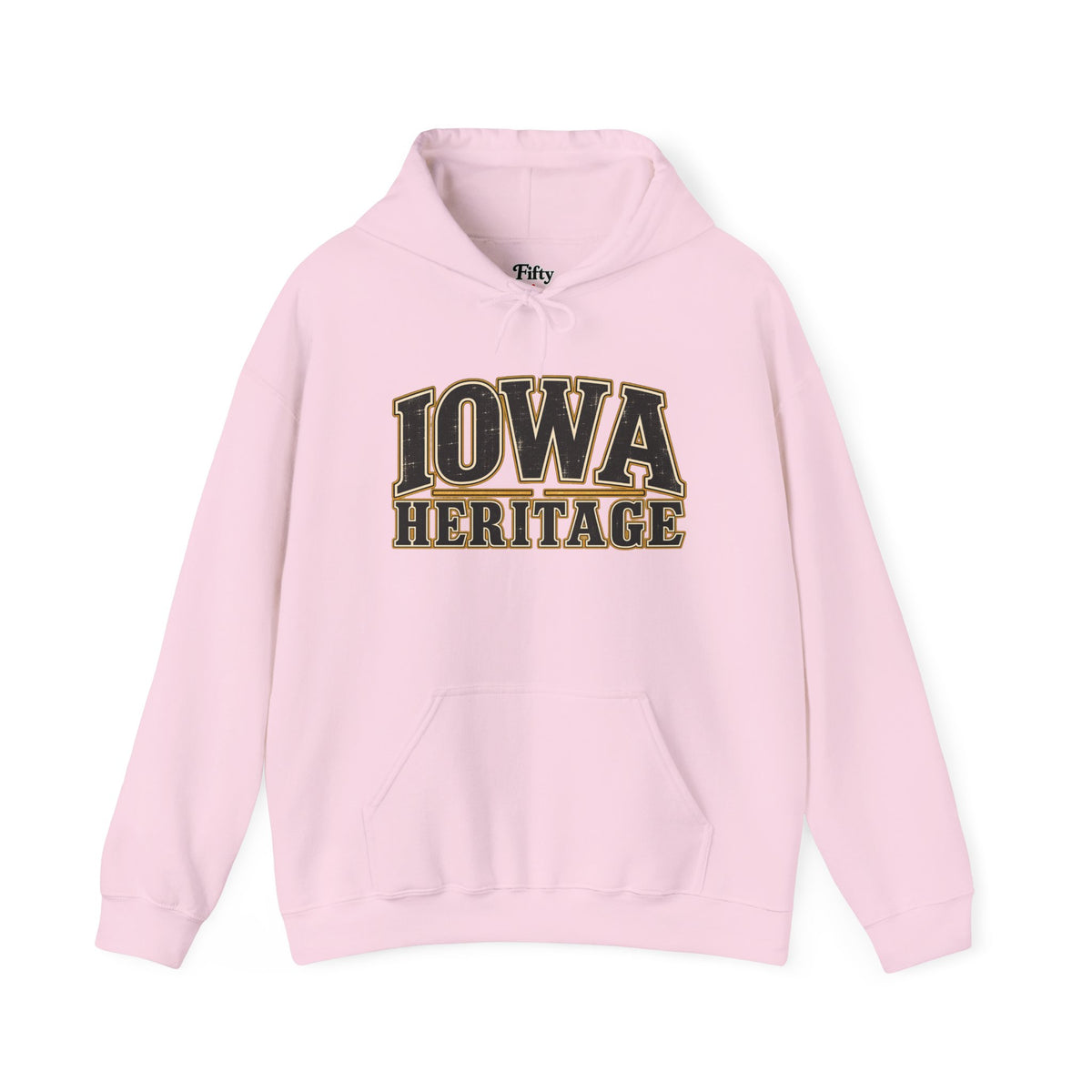 Iowa Heritage Unisex Hoodie State Name Graphic